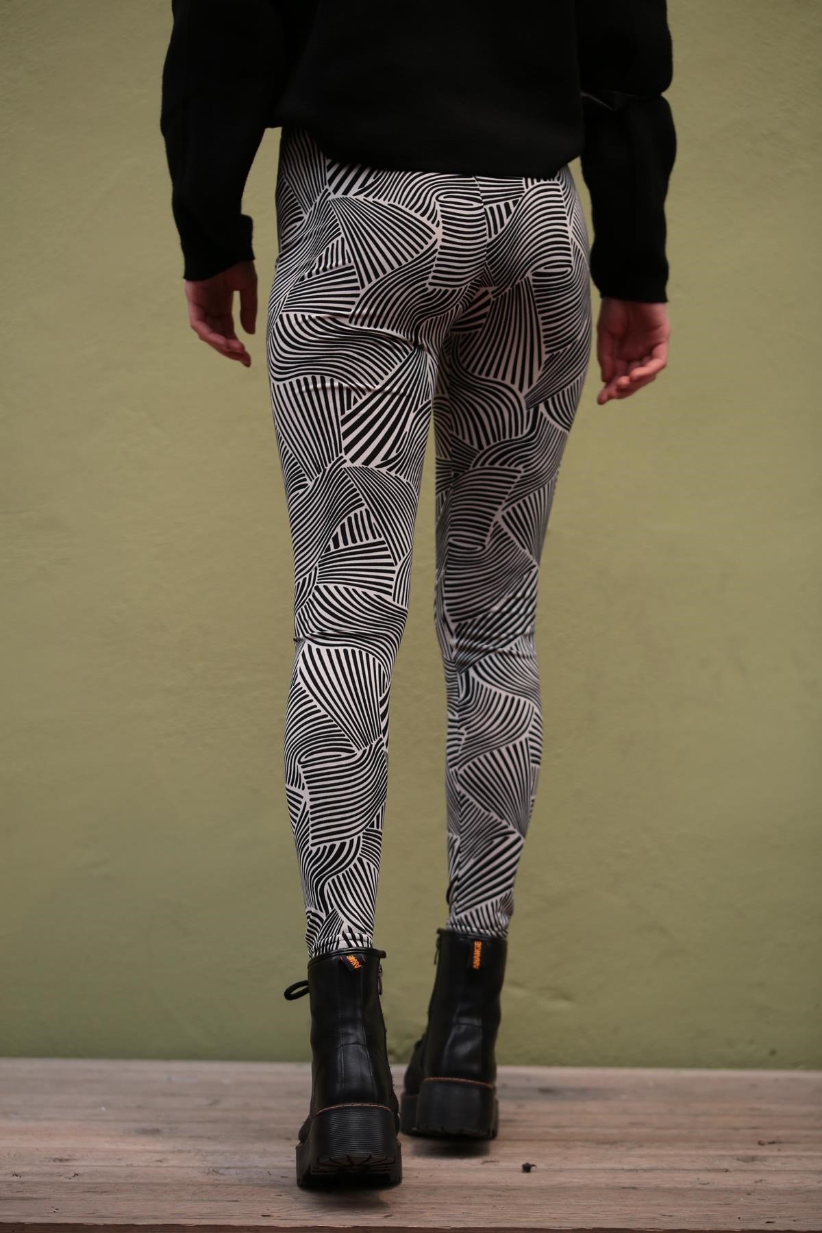  Zebra Desenli Tayt