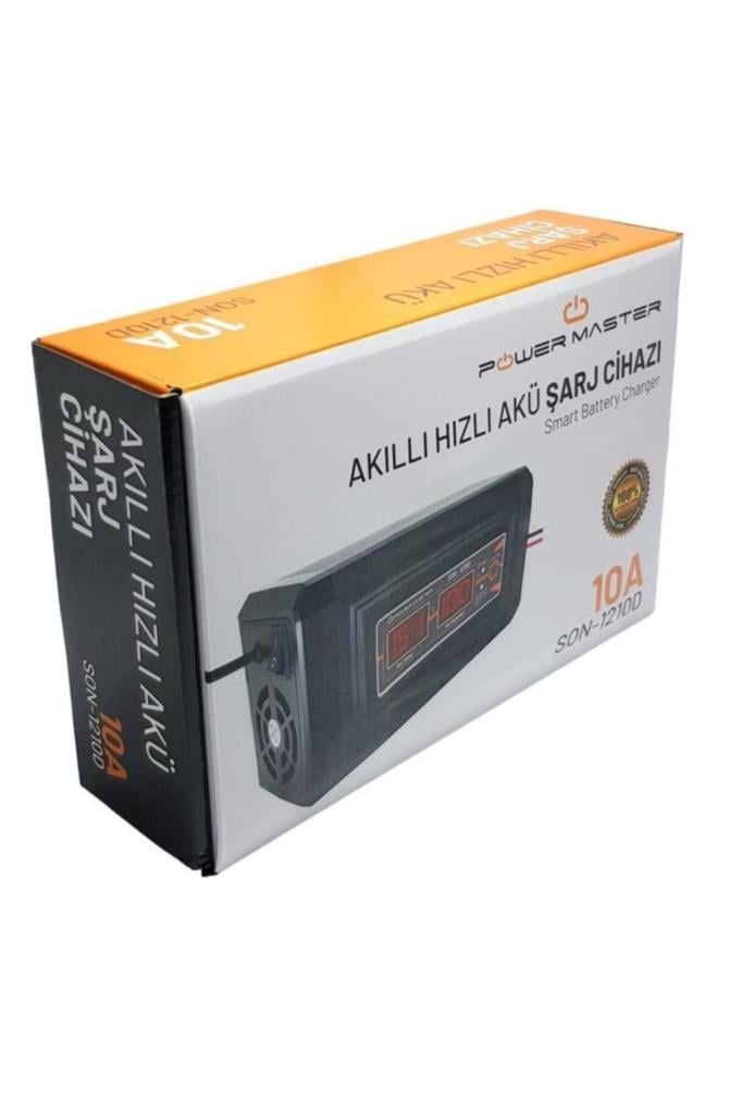 12-24Volt 10Amper Akıllı Hızlı Akü Şarj Cihazı