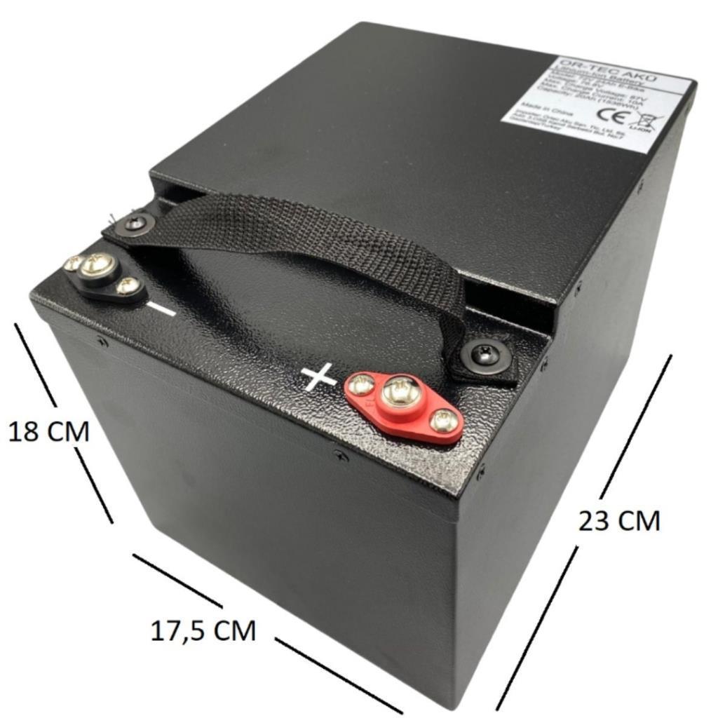 72V 24AH Lityum LiFePO4 Elektrikli Motosiklet Aküsü