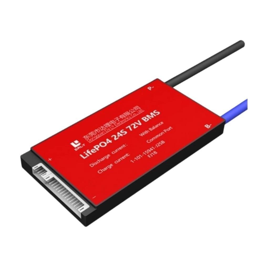 DALY LiFePO4 BMS 24S 72V 40A Balanslı Ortak Port