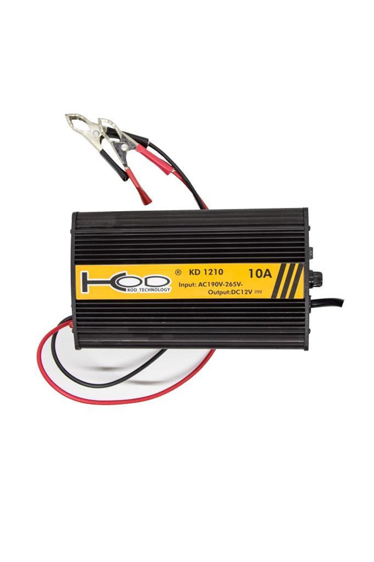 KOD 12V 10A Akü Şarj Adaptörü 12 Volt 10 Amper Hızlı Şarj