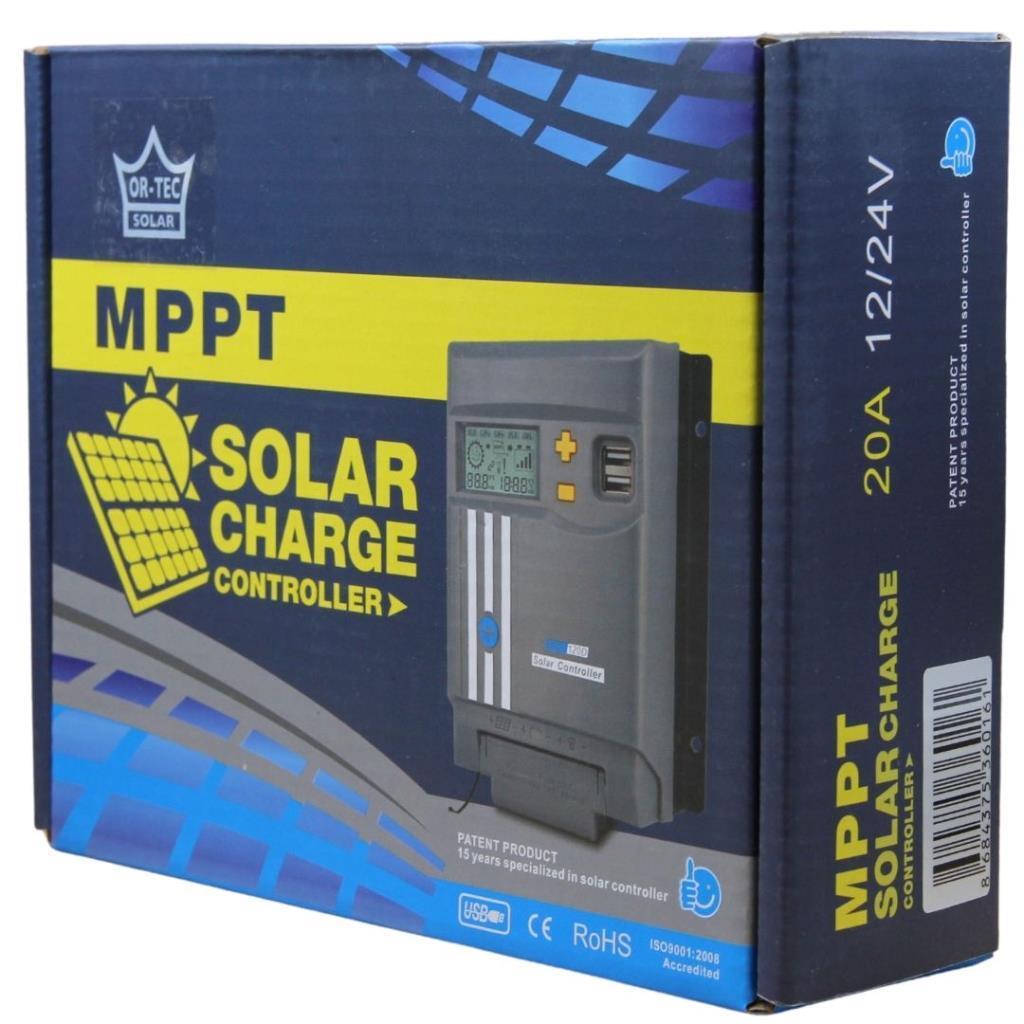 Mppt 20 A Amper 12 / 24 V Volt Şarj Kontrol Cihazı Regülatörü