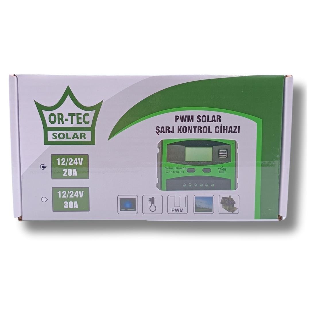 Ortec Solar 12/24V 20AH PWM Şarj Kontrol Cihazı