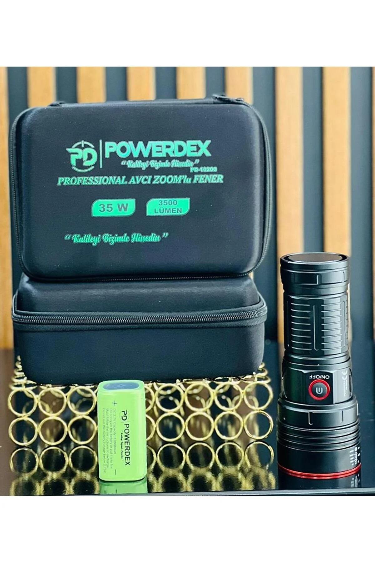 Pd-10200 Profesyonel Avcı El Feneri 35w 3200 Lümen