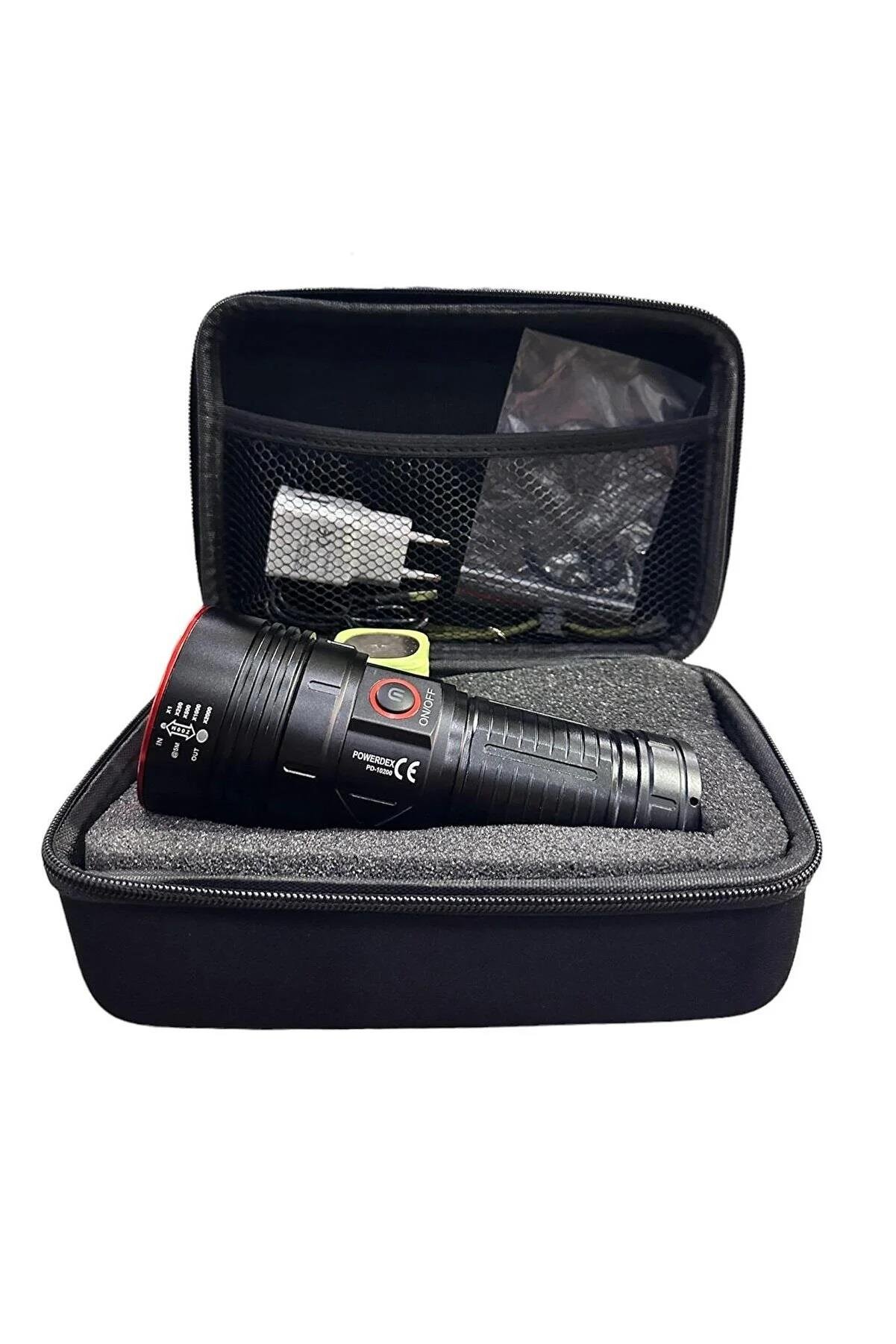 Pd-10200 Profesyonel Avcı El Feneri 35w 3200 Lümen