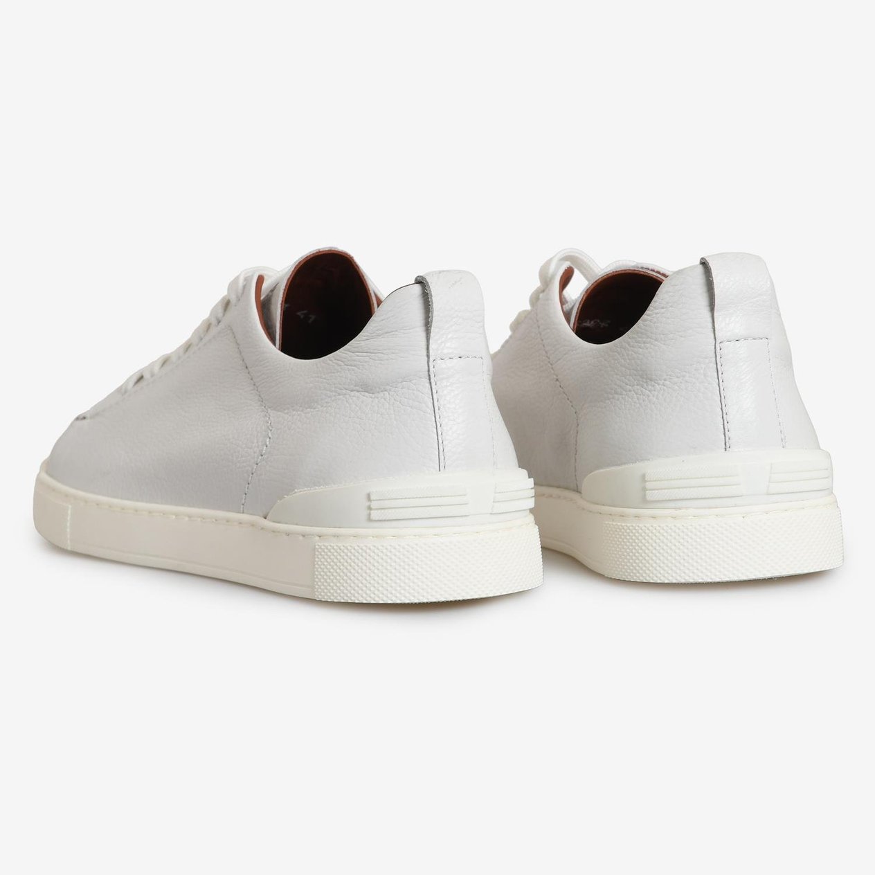Beyaz Deri Erkek Sneaker