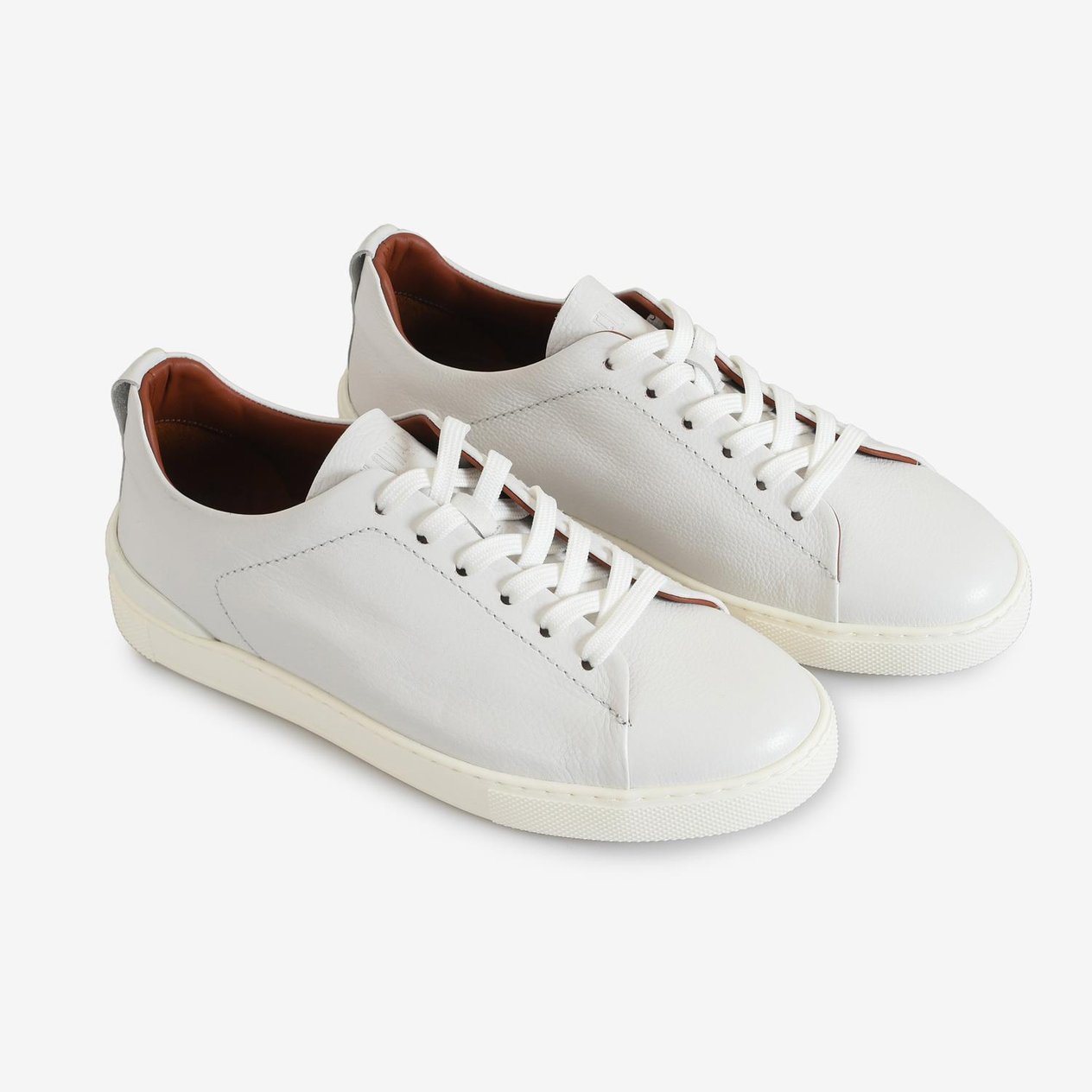 Beyaz Deri Erkek Sneaker