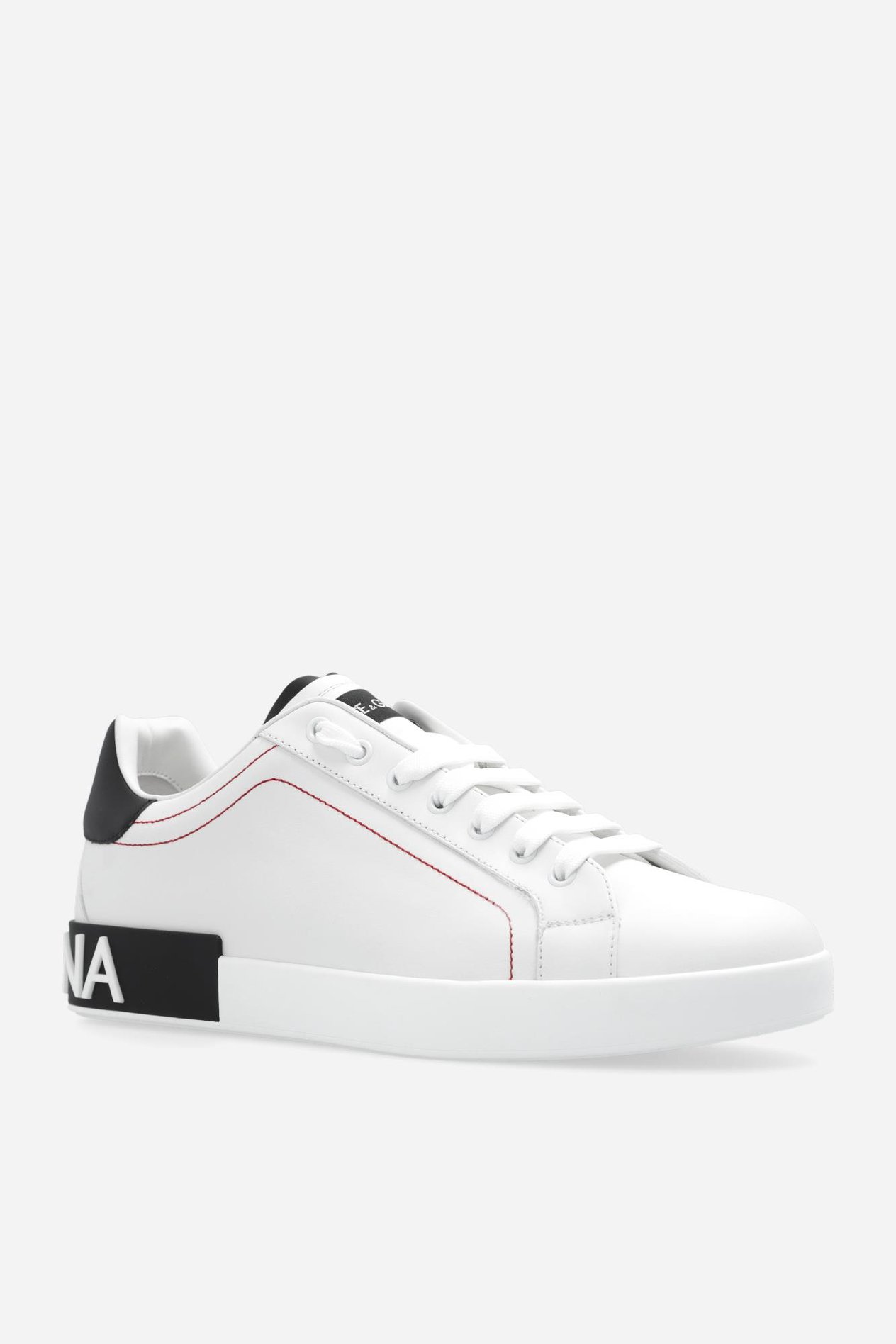 Dolce&Gabbana Beyaz Deri Erkek Sneaker