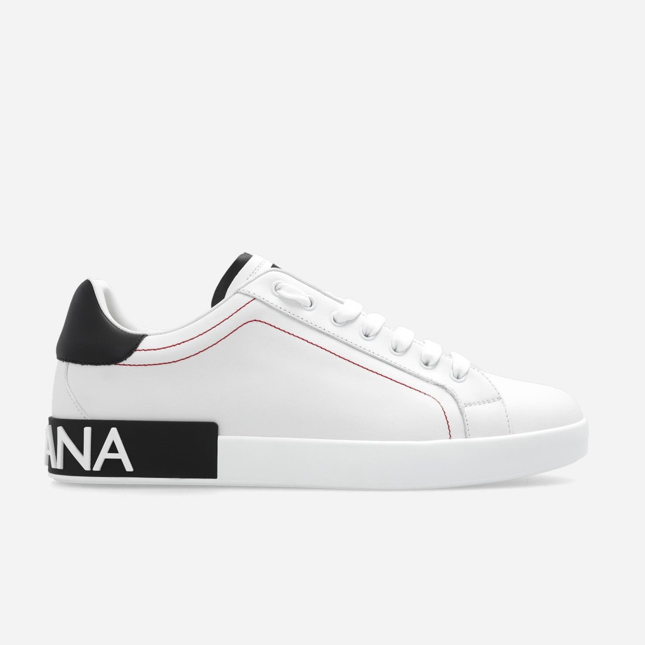 Dolce&Gabbana Beyaz Deri Erkek Sneaker