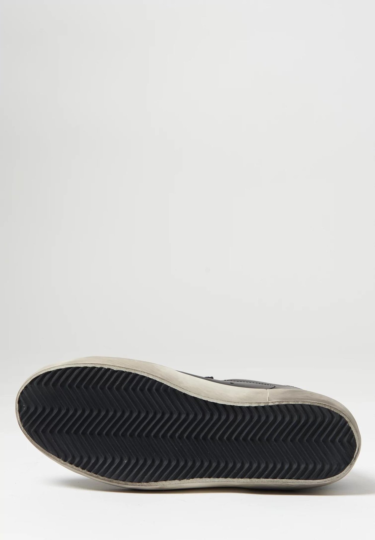 Golden Goose Siyah Deri Erkek Sneakers