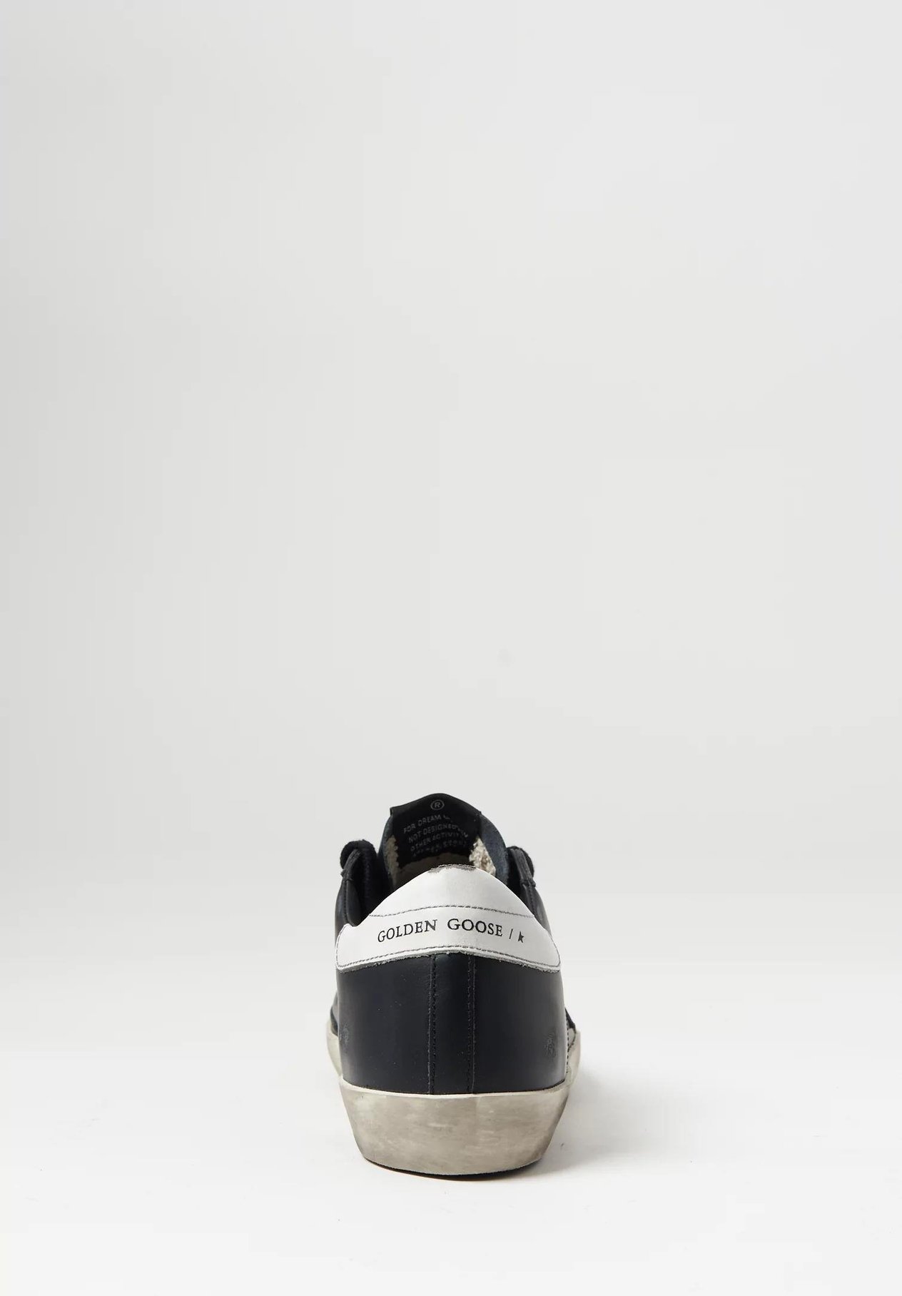 Golden Goose Siyah Deri Erkek Sneakers