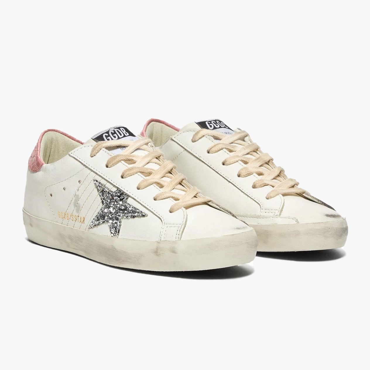 Golden Goose Super-Star Beyaz Deri Kadın Sneakers