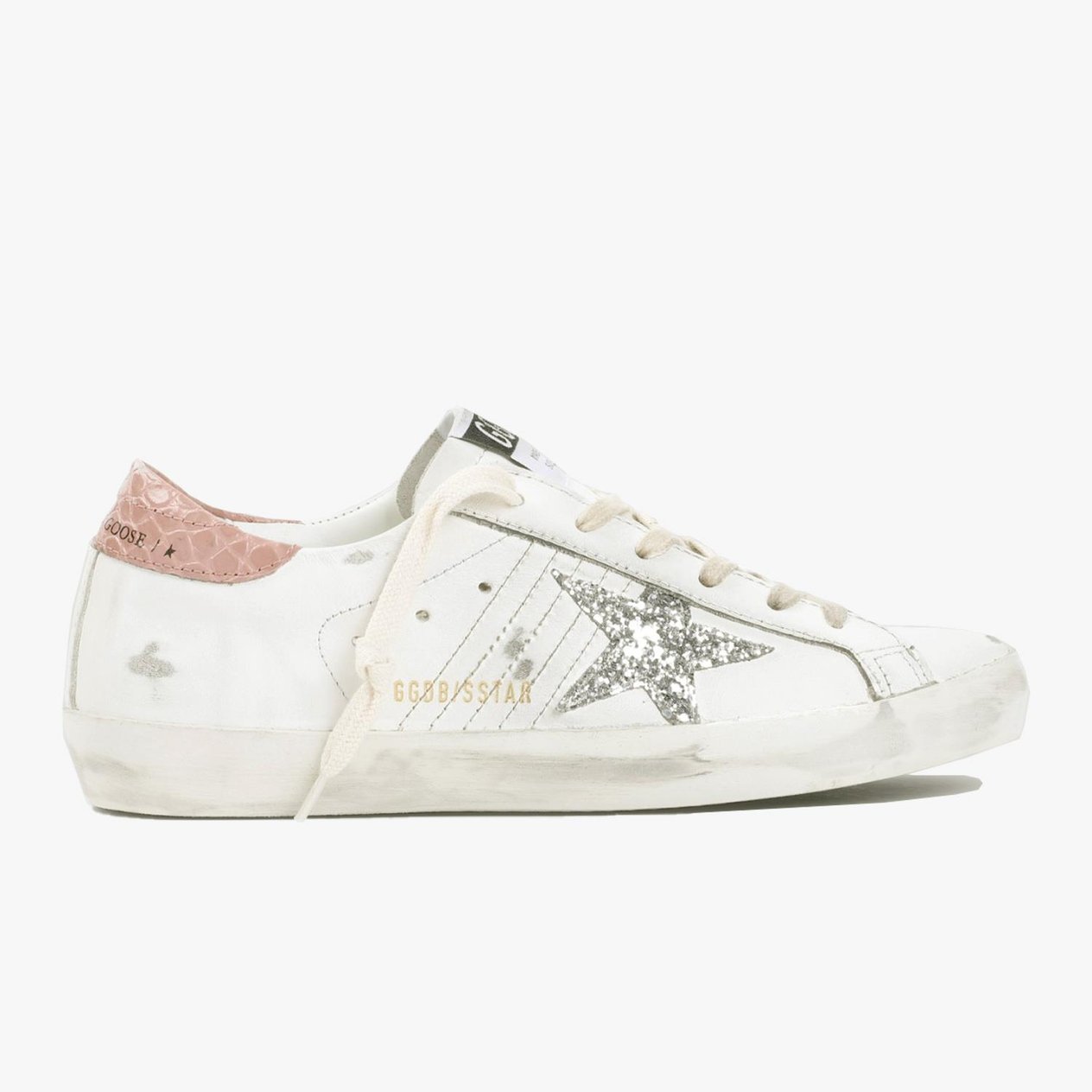 Golden Goose Super-Star Beyaz Deri Kadın Sneakers