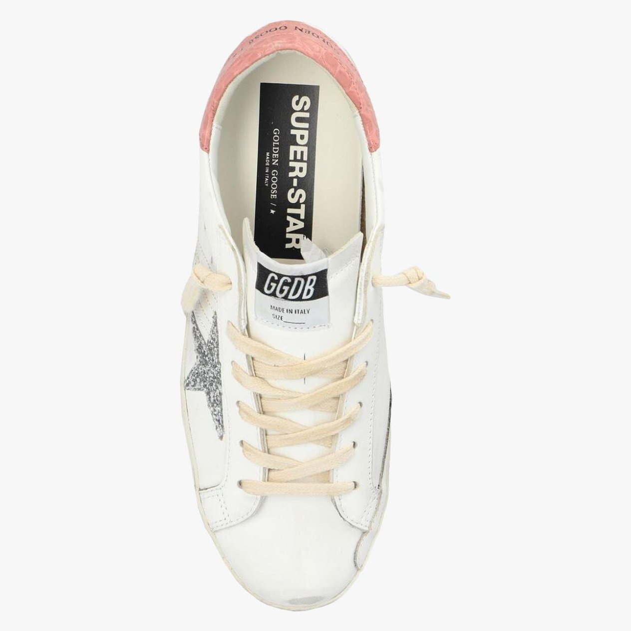 Golden Goose Super-Star Beyaz Deri Kadın Sneakers