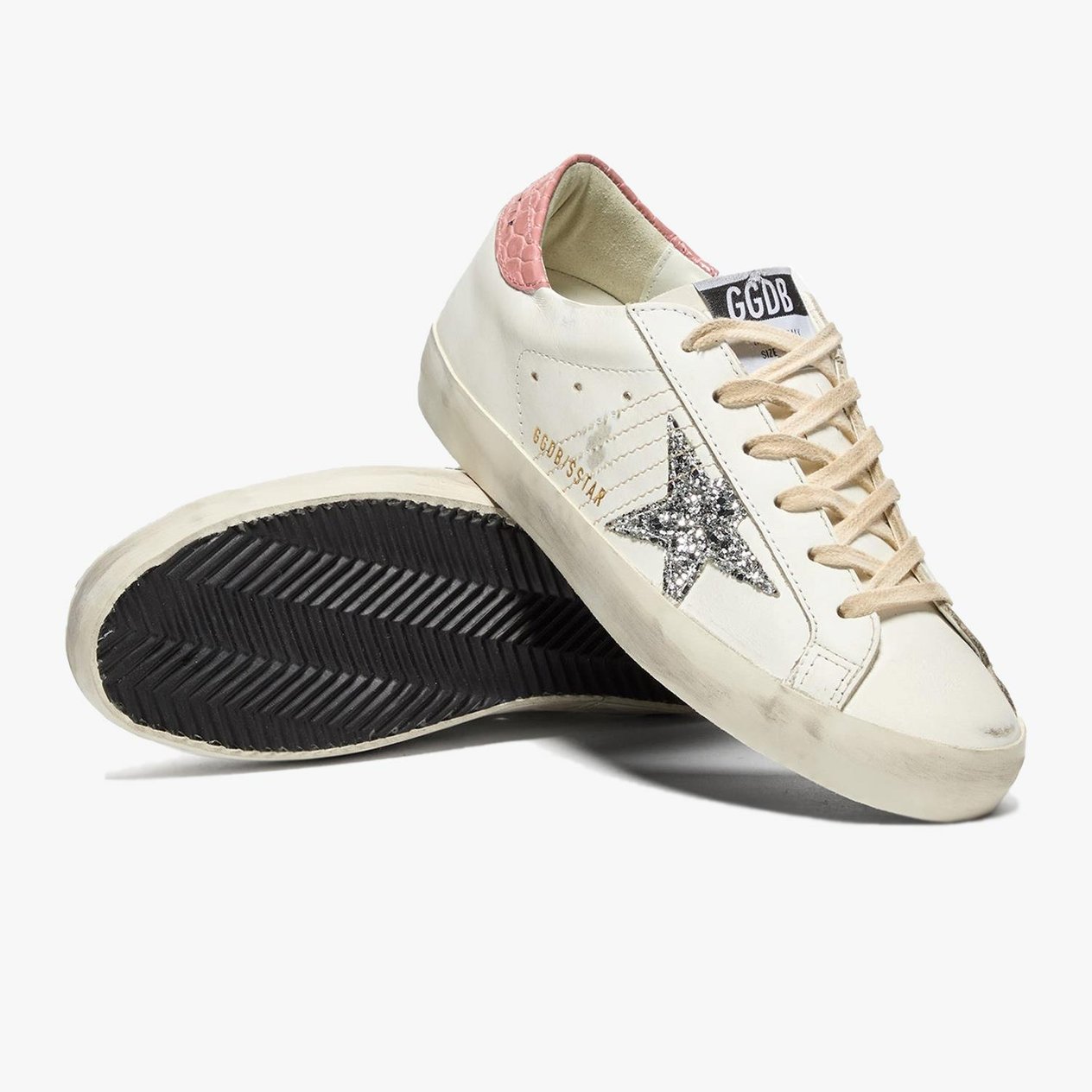 Golden Goose Super-Star Beyaz Deri Kadın Sneakers