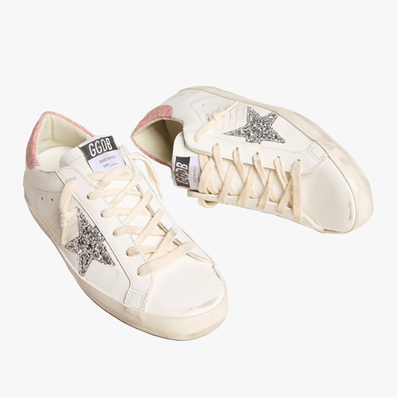 Golden Goose Super-Star Beyaz Deri Kadın Sneakers