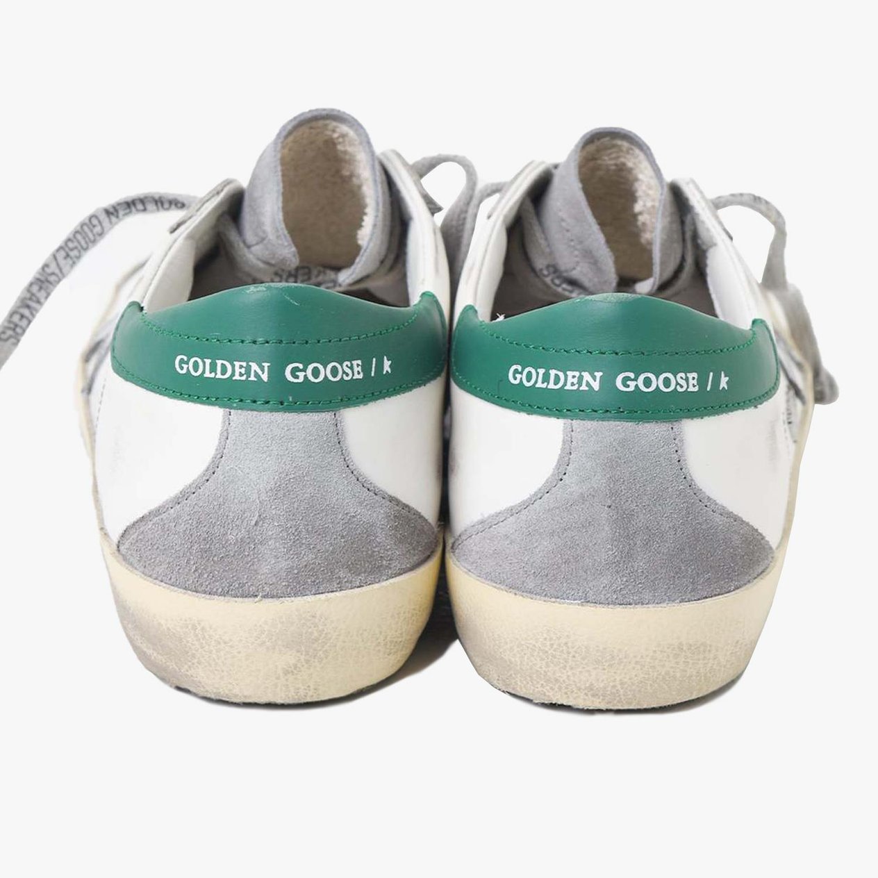 Golden Goose Super-Star Beyaz Kahve Deri Erkek Sneakers