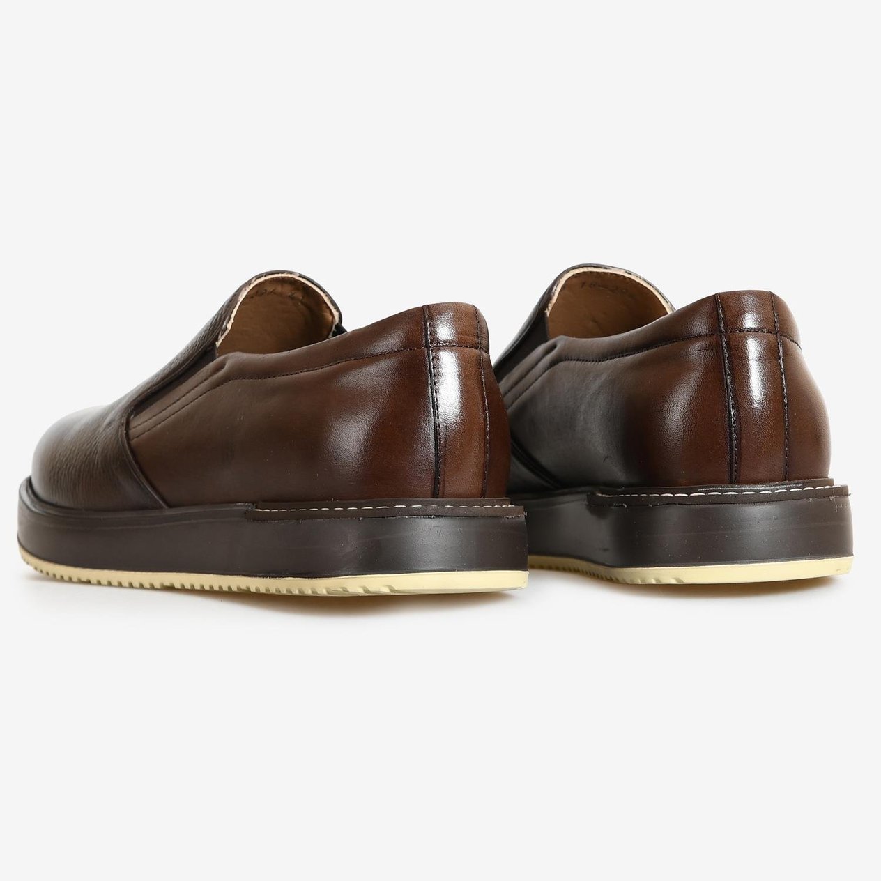 Kahve Deri Erkek Sneakers