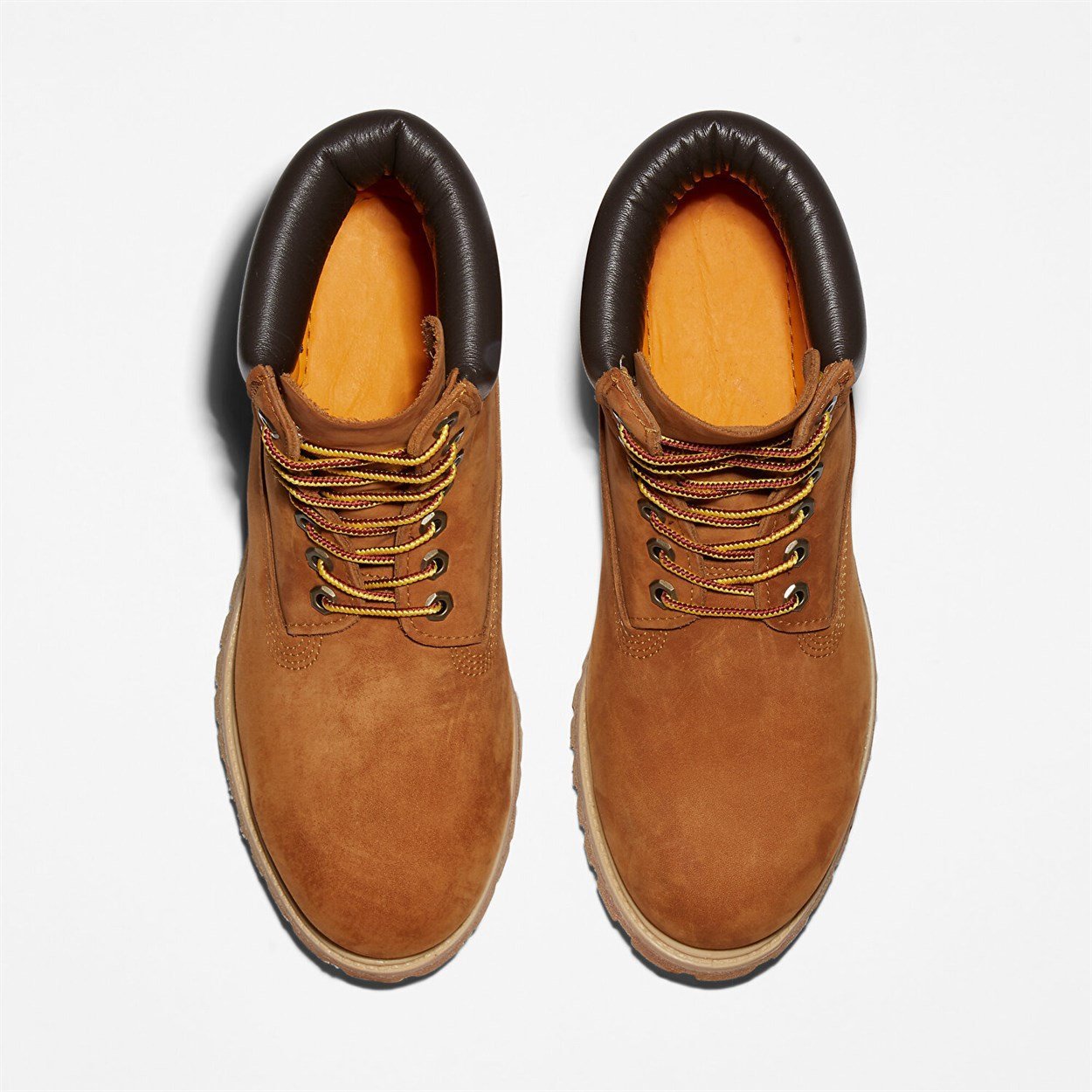 Oranj Deri Timberland Kadın Bot
