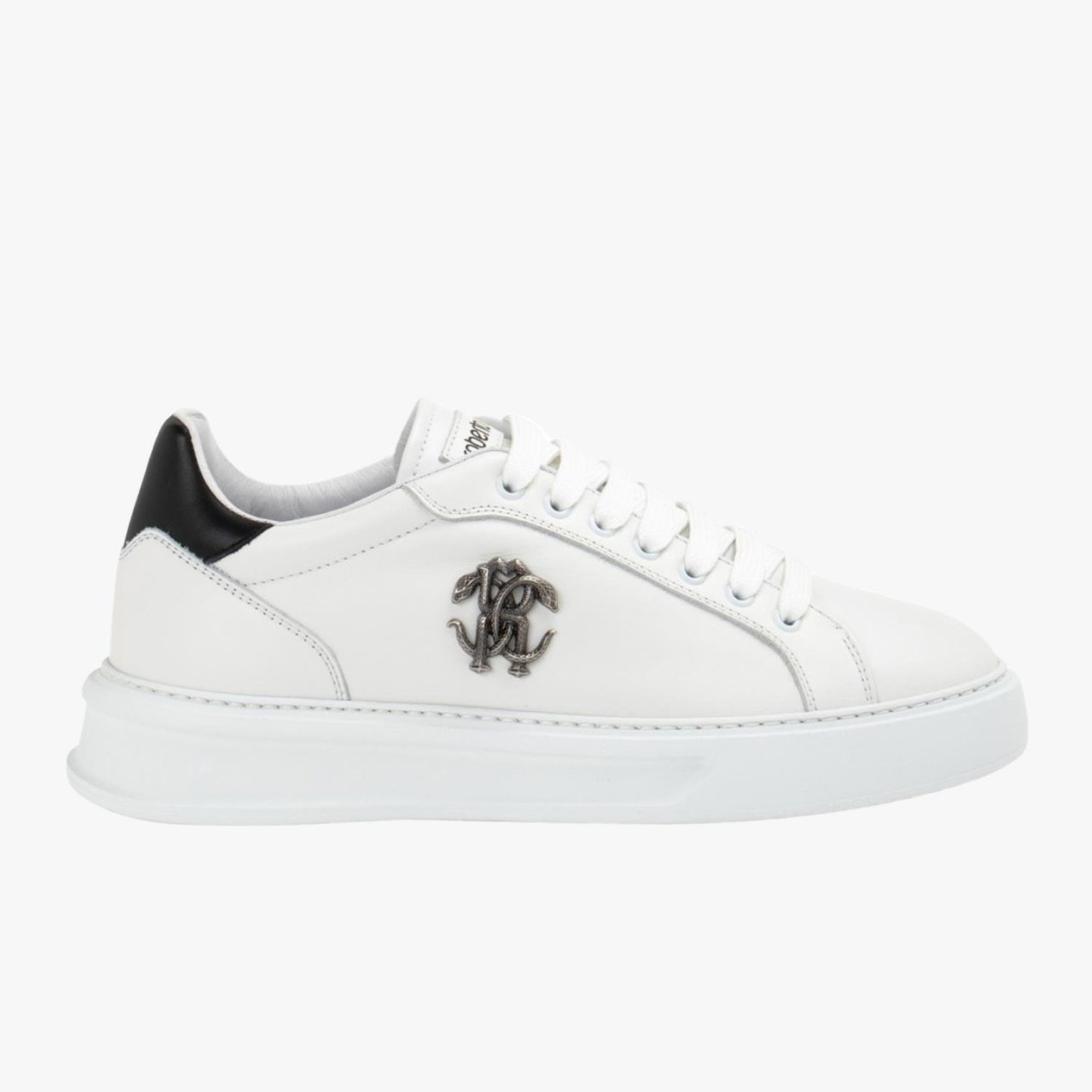 ROBERTO CAVALLI BEYAZ DERİ ERKEK SNEAKER