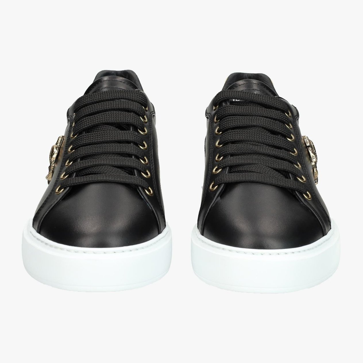 ROBERTO CAVALLI SIYAH DERİ ERKEK SNEAKER