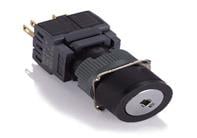 16mm Yuvarlak Anahtarlı Yaylı Buton 0-(1)