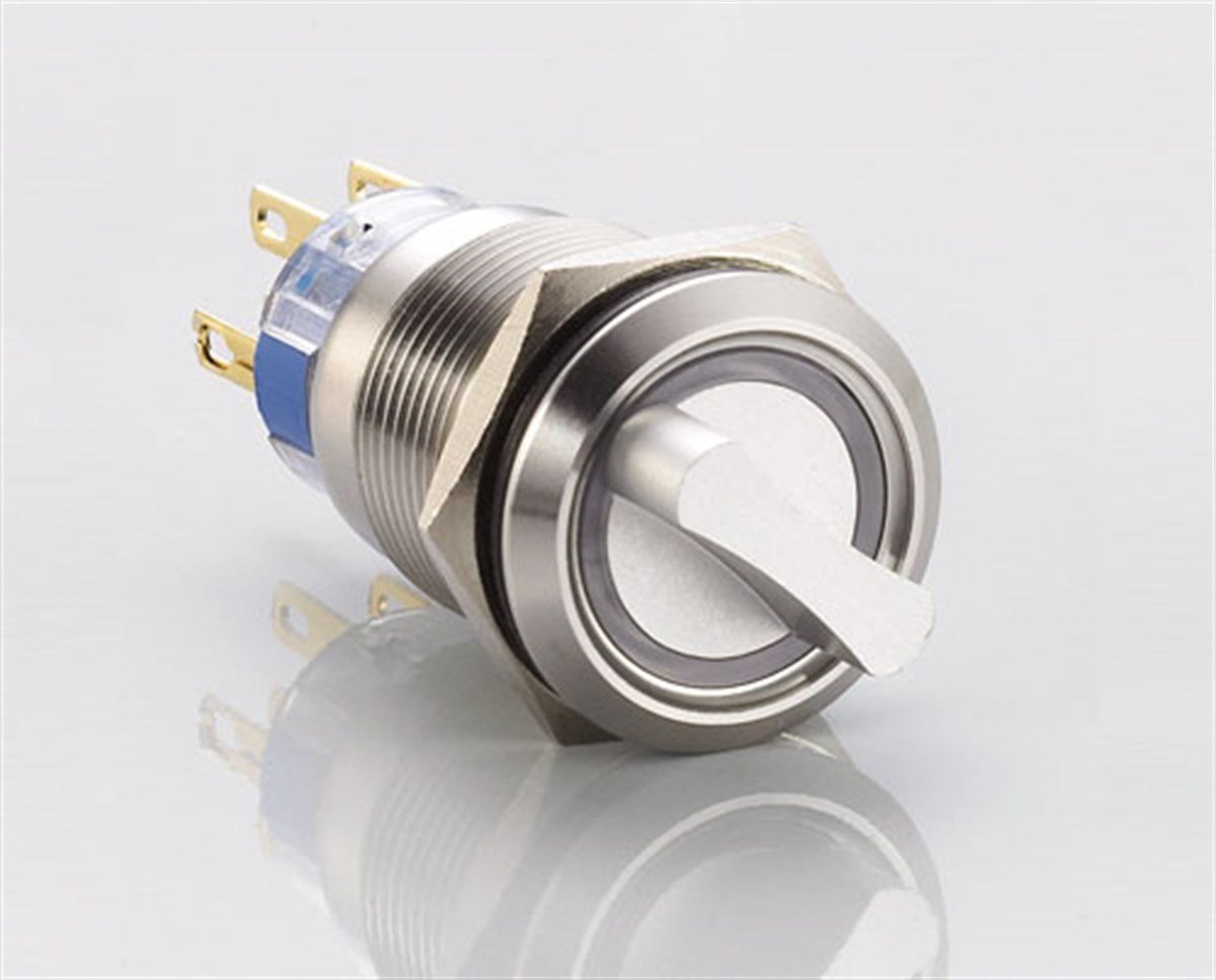 J19-472 Ledli Metal Mandal Buton