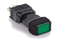 Yuvarlak 16mm Led Işık 24V AC/DC 2 Pin Buton