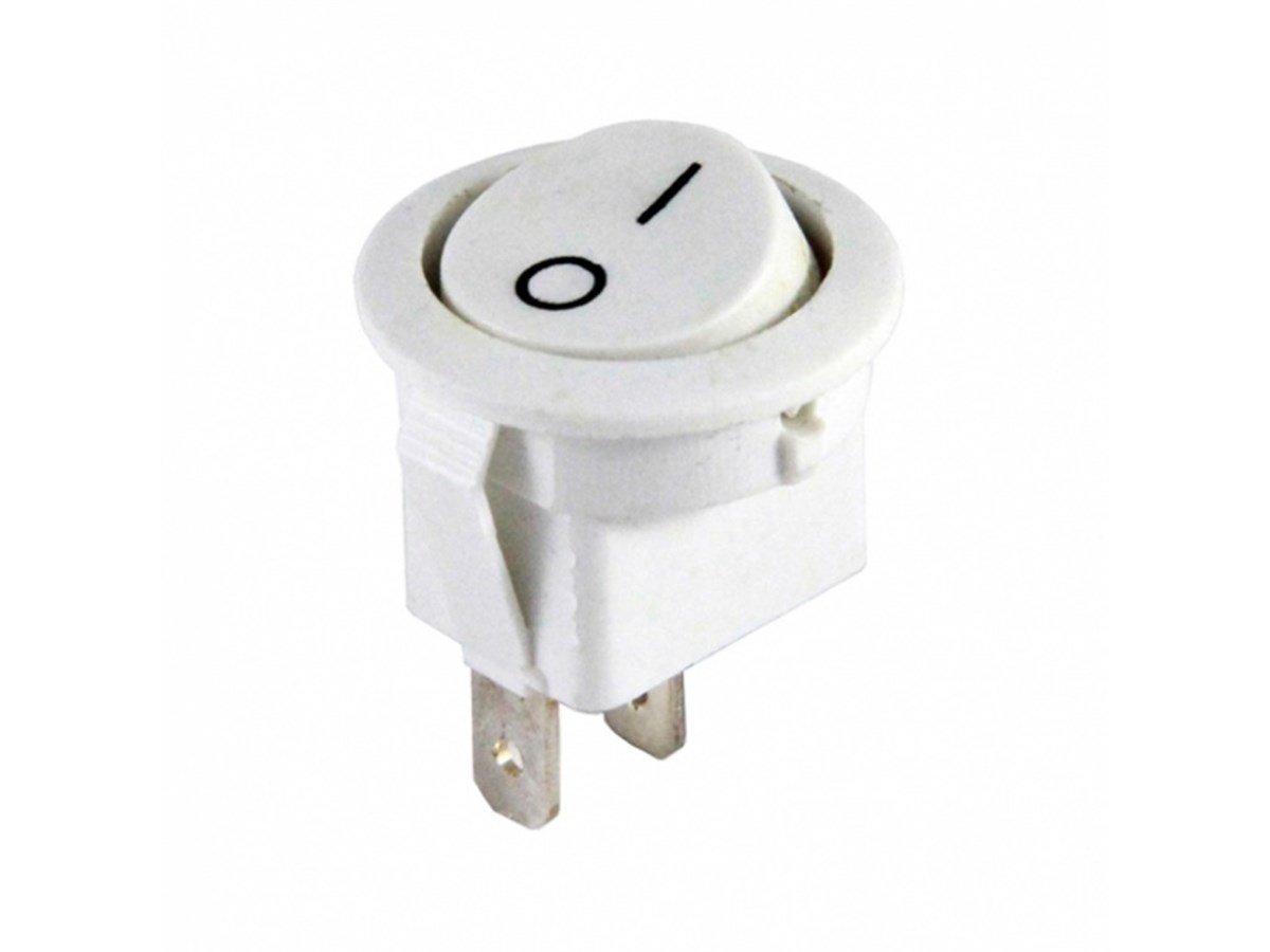 Yuvarlak Işıksız Anahtar ON-OFF 2P IC-133A
