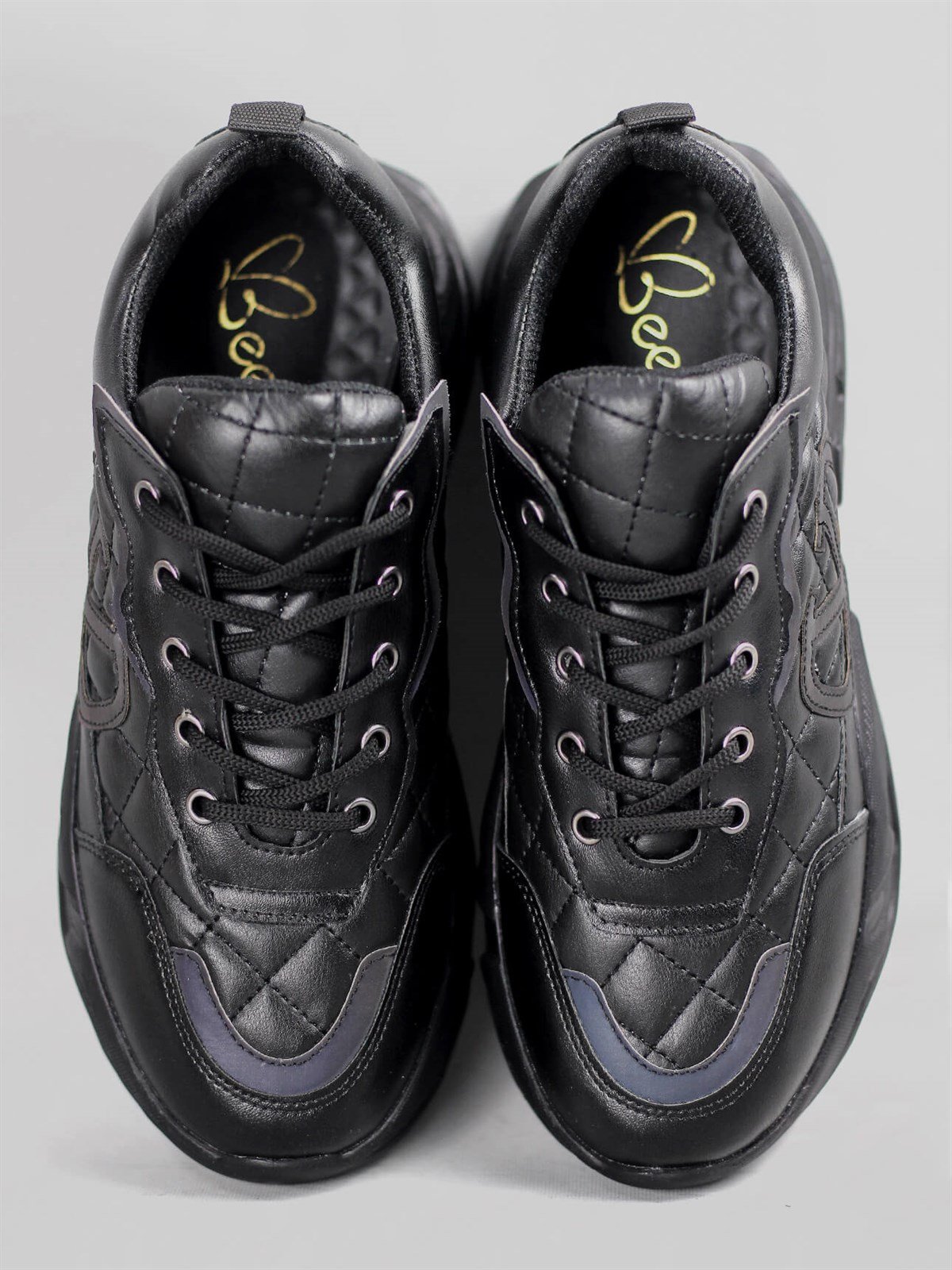 Beety 122.X33 Kadın Yüksek Taban Sneaker Siyah