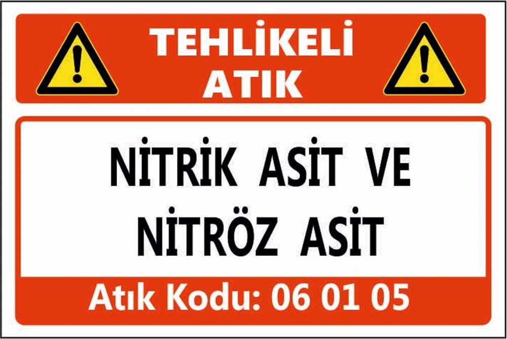 Tehlikeli AtıklarNİTRİK ASİT VE NİTRÖZ ASİT