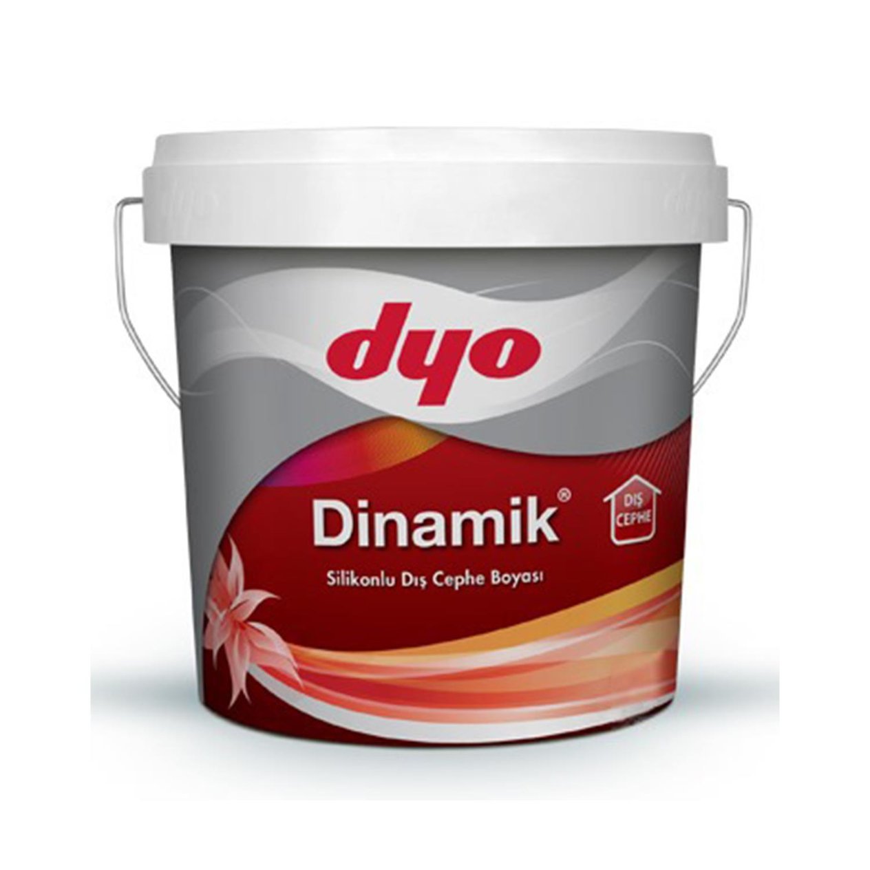 Dyo Dinamik Silikonlu Dış Cephe Boyası 1076 Kar Beyazı 15 Lt