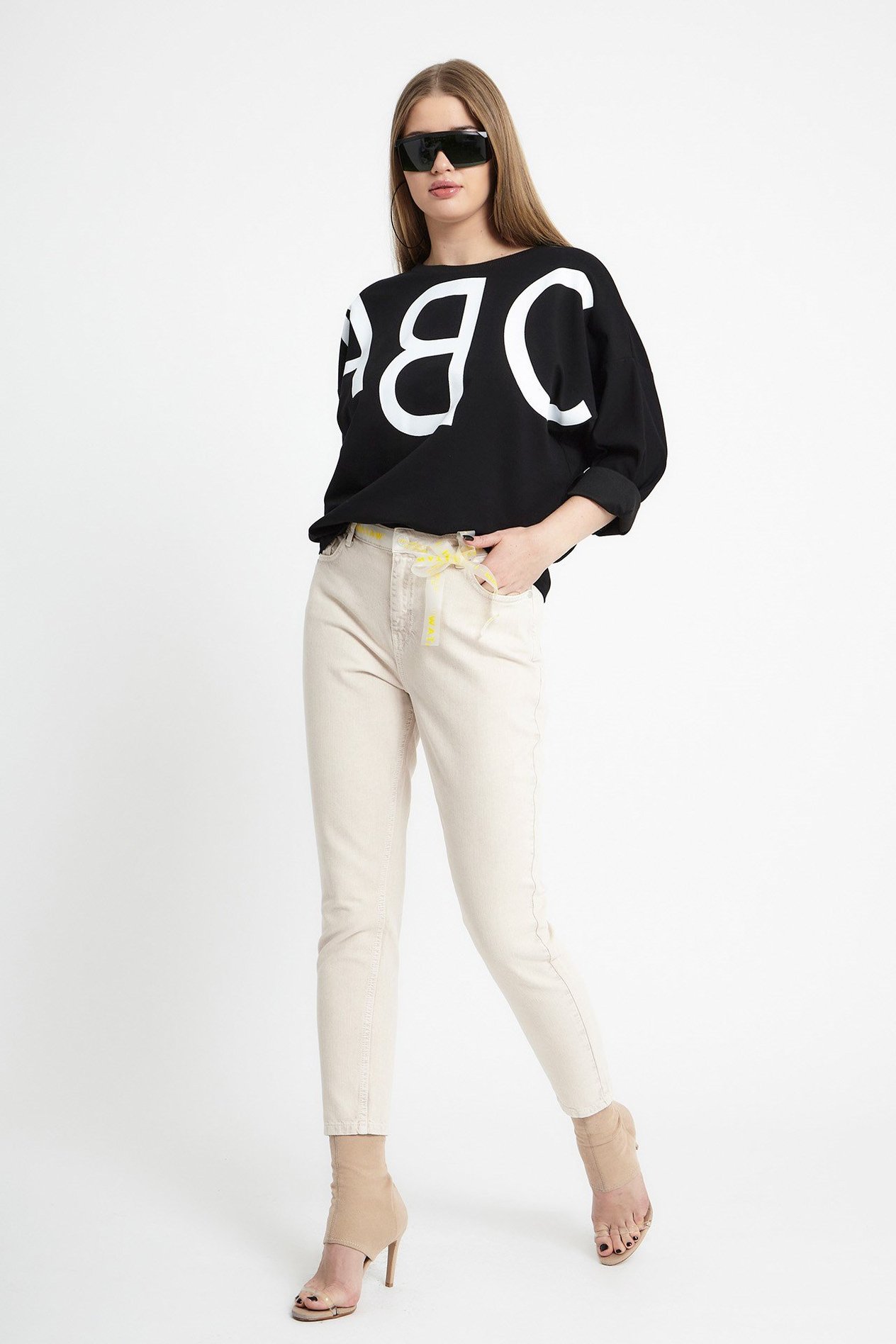Kemerli Jean Pantolon