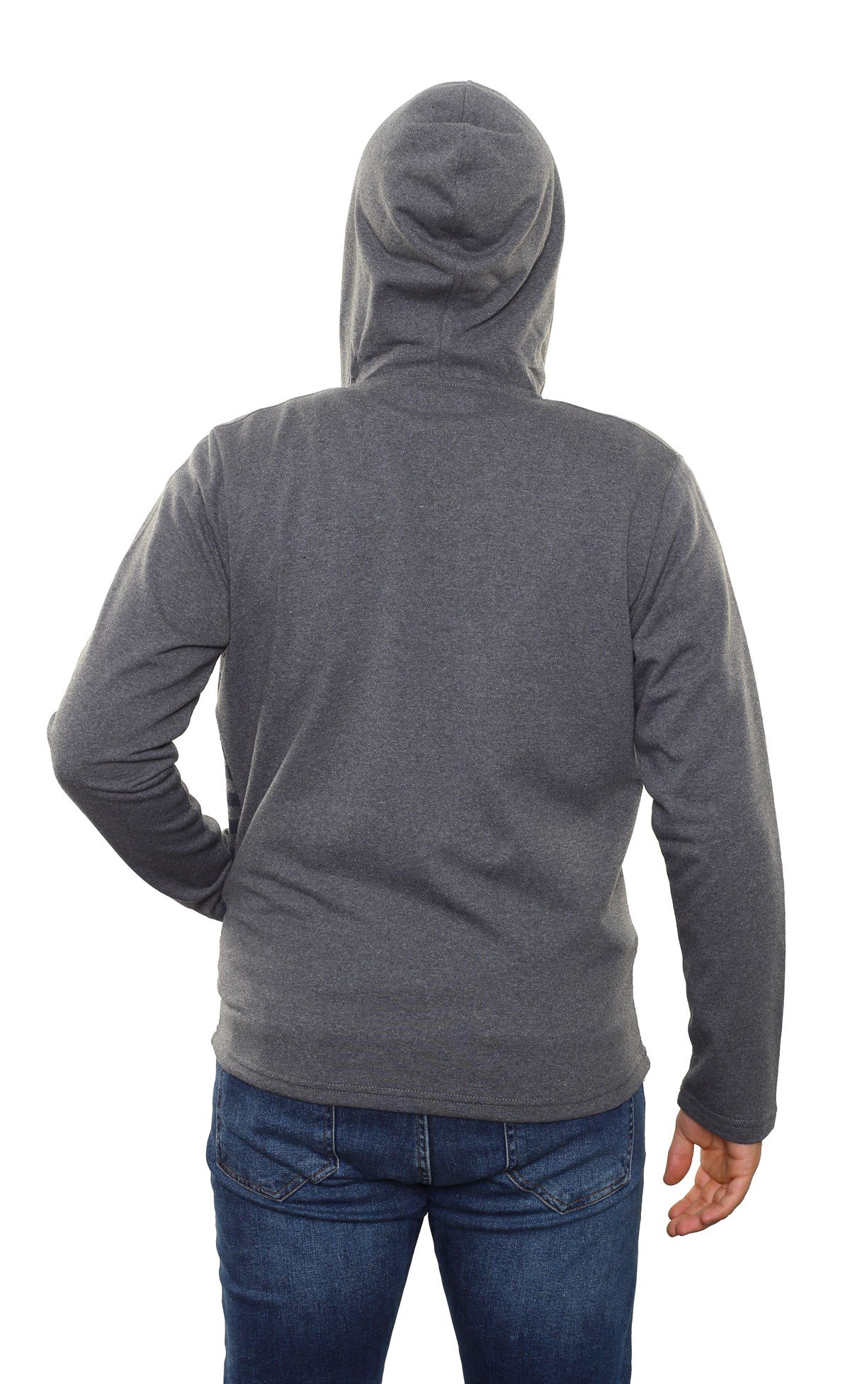 Kapşonlu Fermuarlı Sweatshirt 