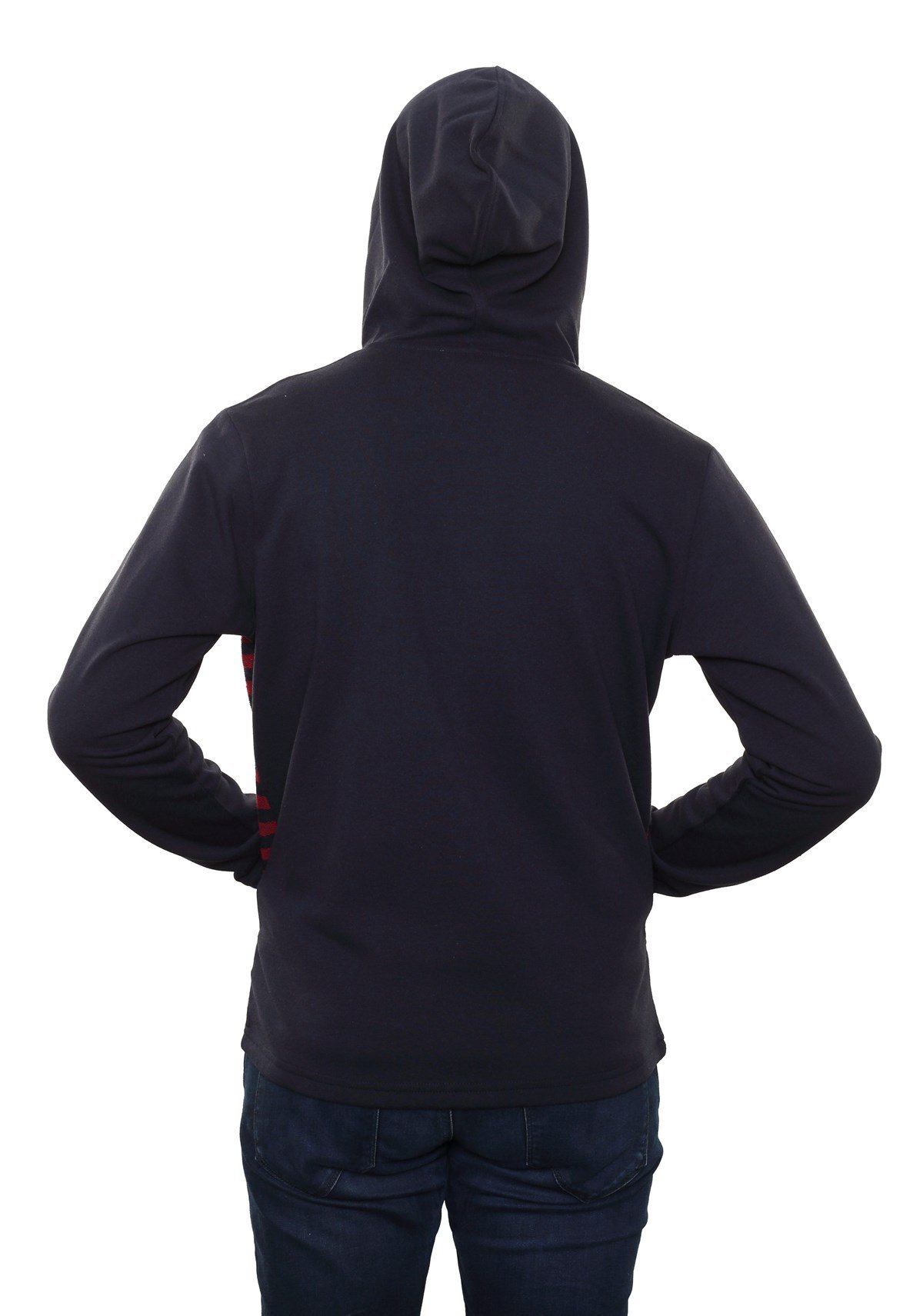 Kapşonlu Fermuarlı Sweatshirt 