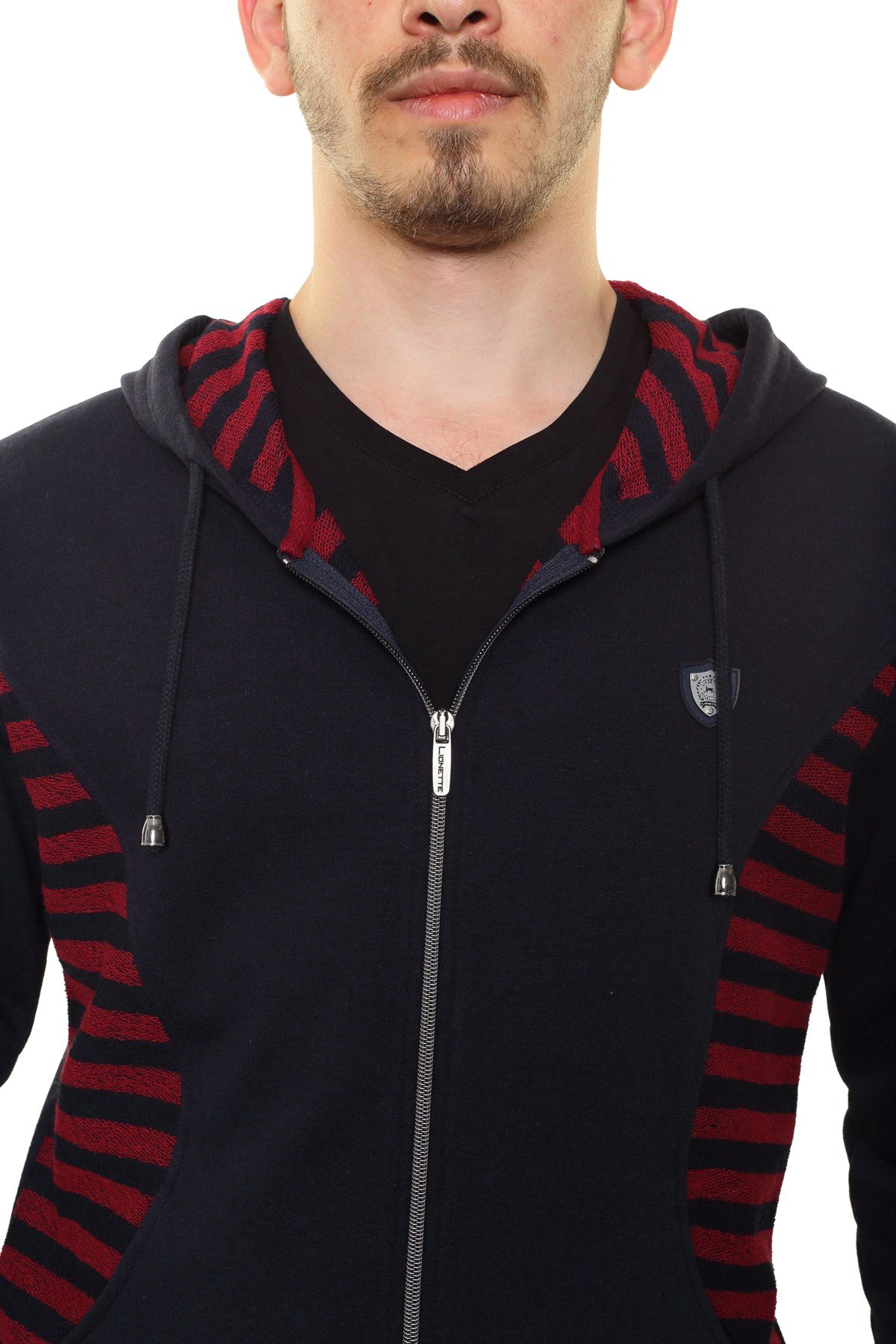 Kapşonlu Fermuarlı Sweatshirt 