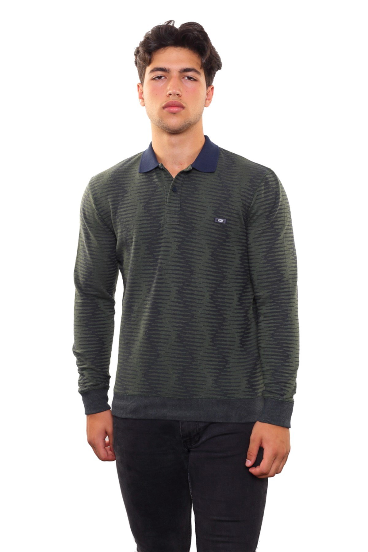 Polo Yaka Sweatshirt 