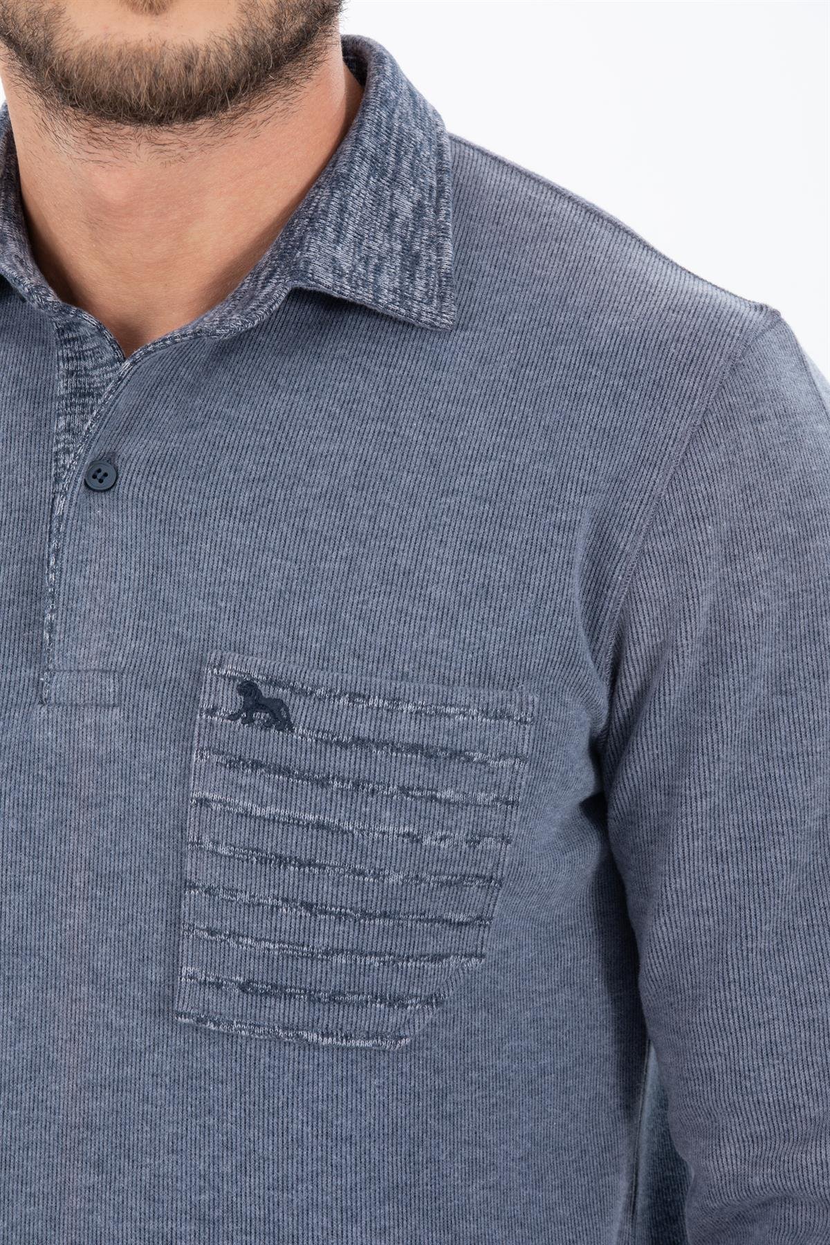 Polo Yaka Sweatshirt 