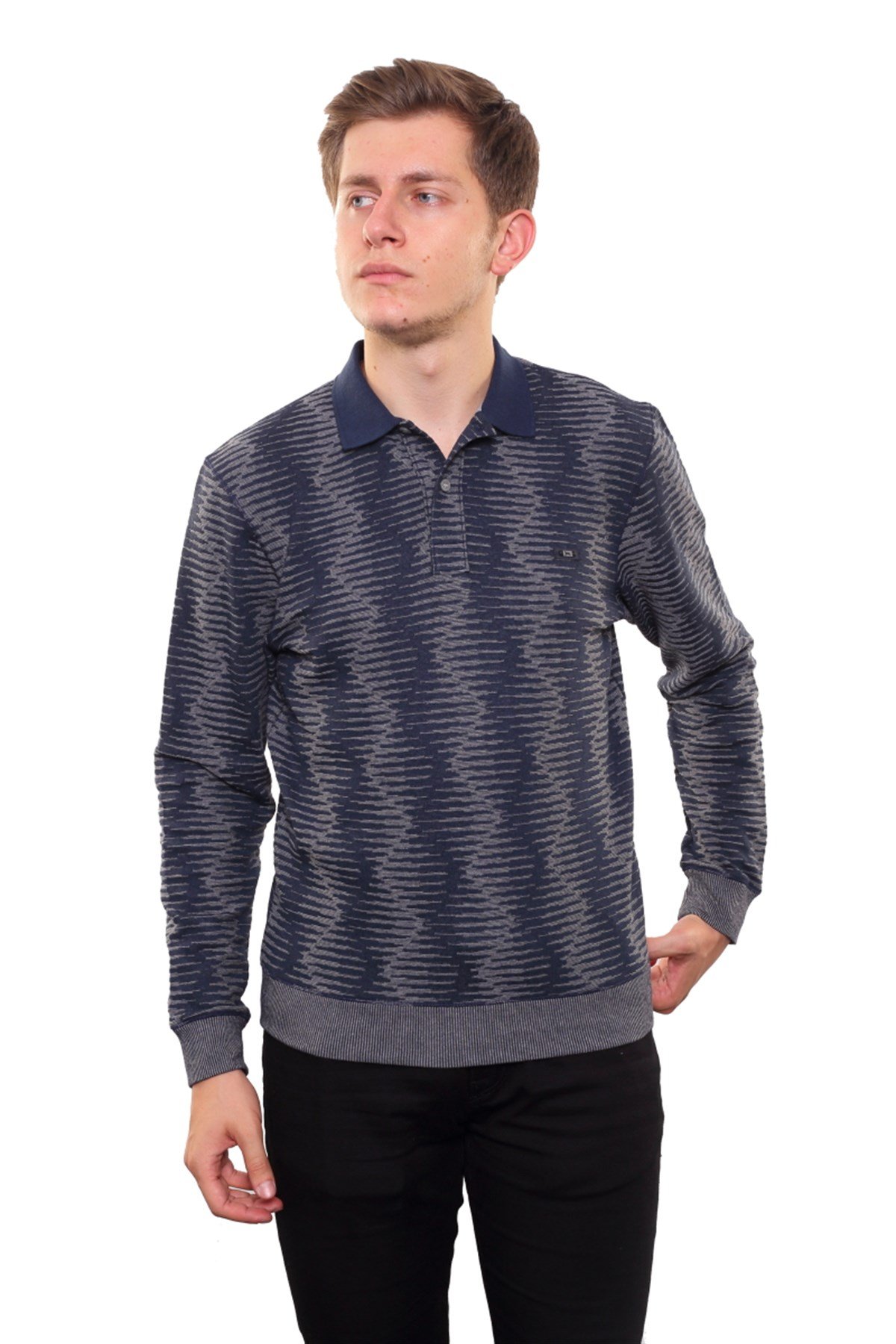 Polo Yaka Sweatshirt 