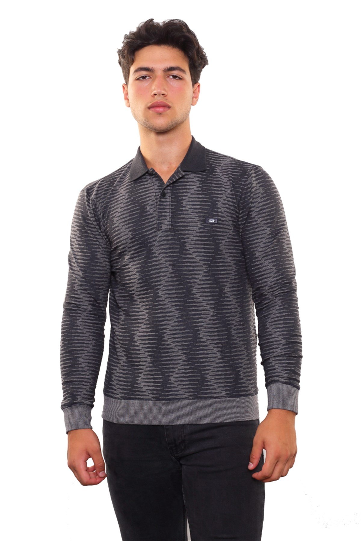 Polo Yaka Sweatshirt 