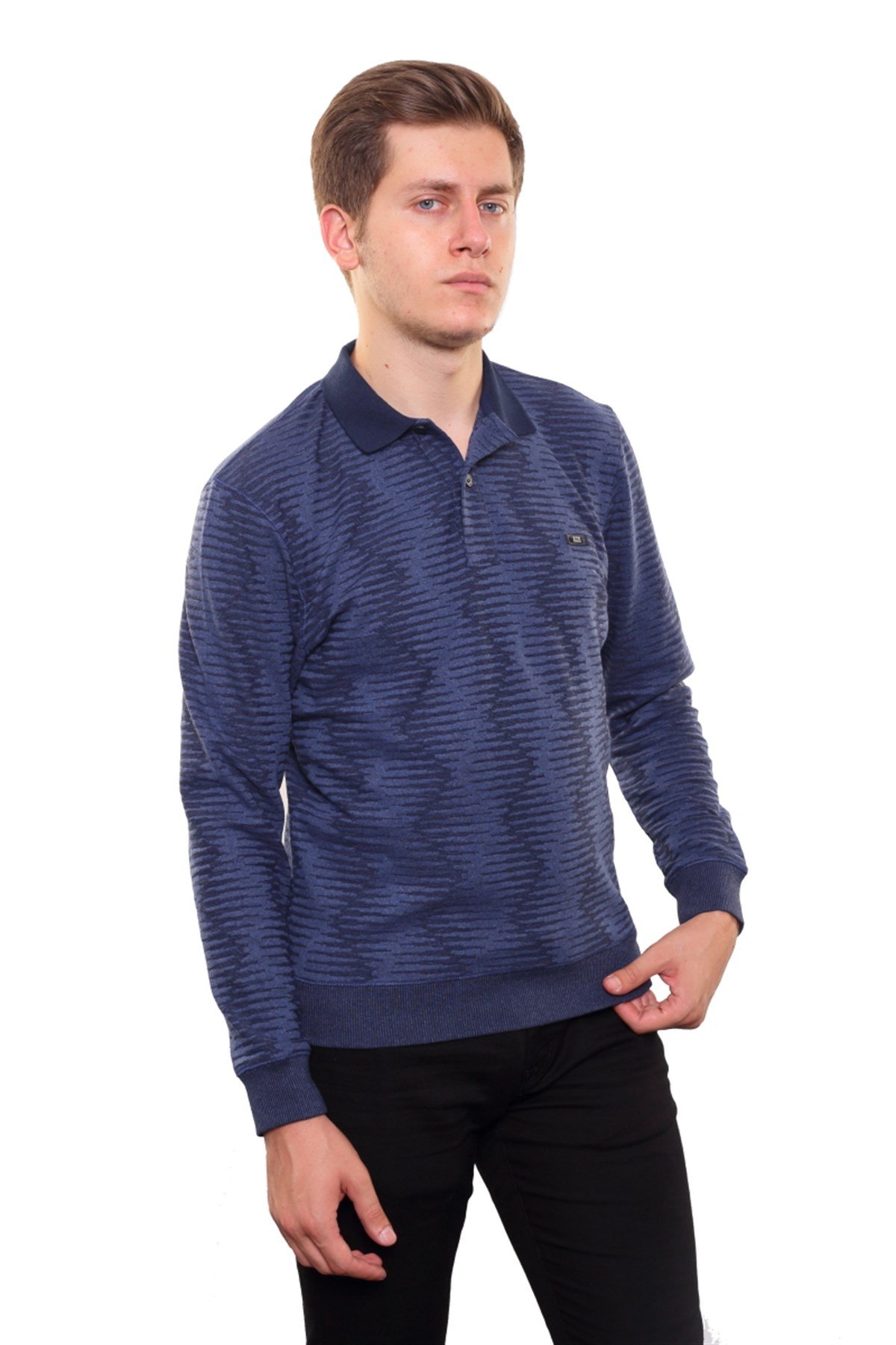 Polo Yaka Sweatshirt 