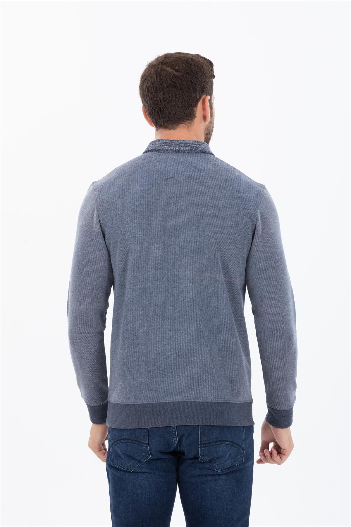Polo Yaka Sweatshirt 