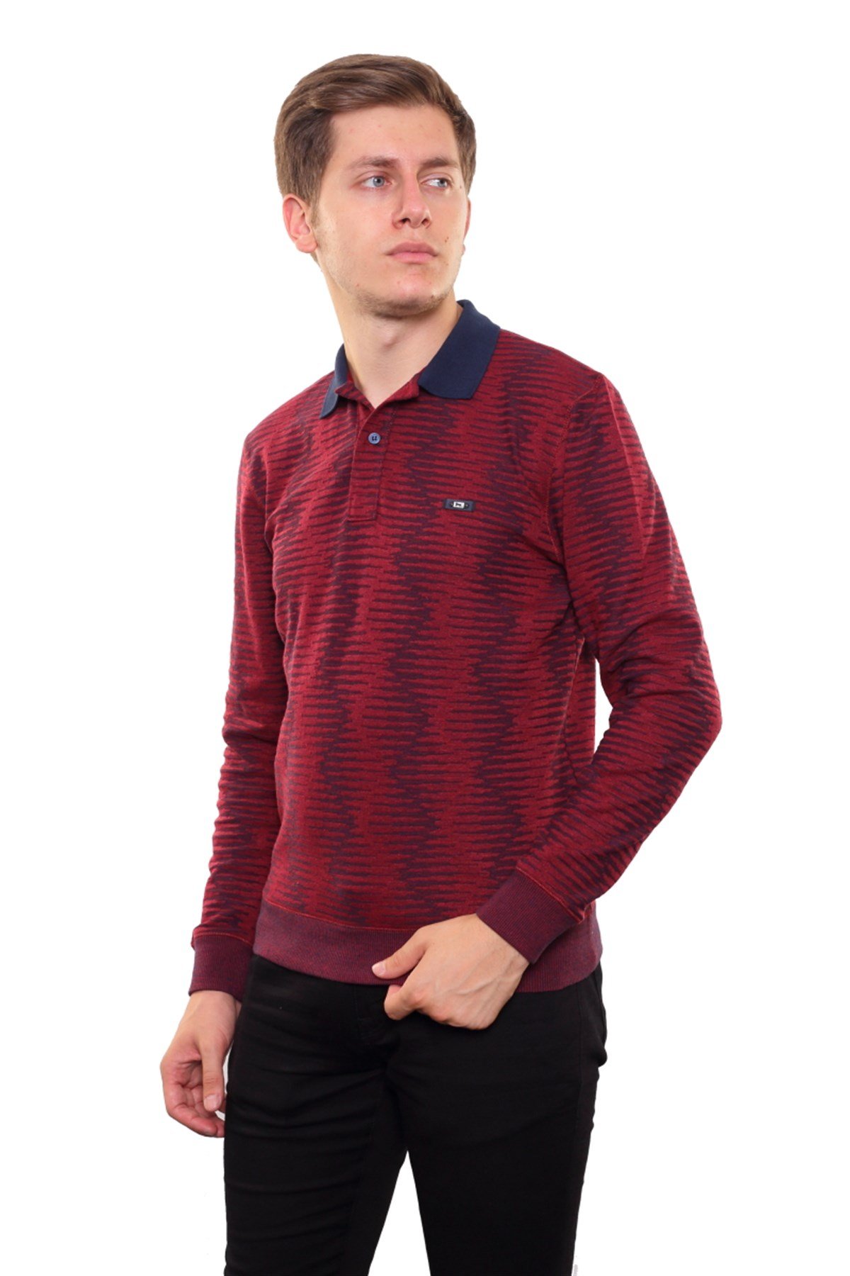 Polo Yaka Sweatshirt 