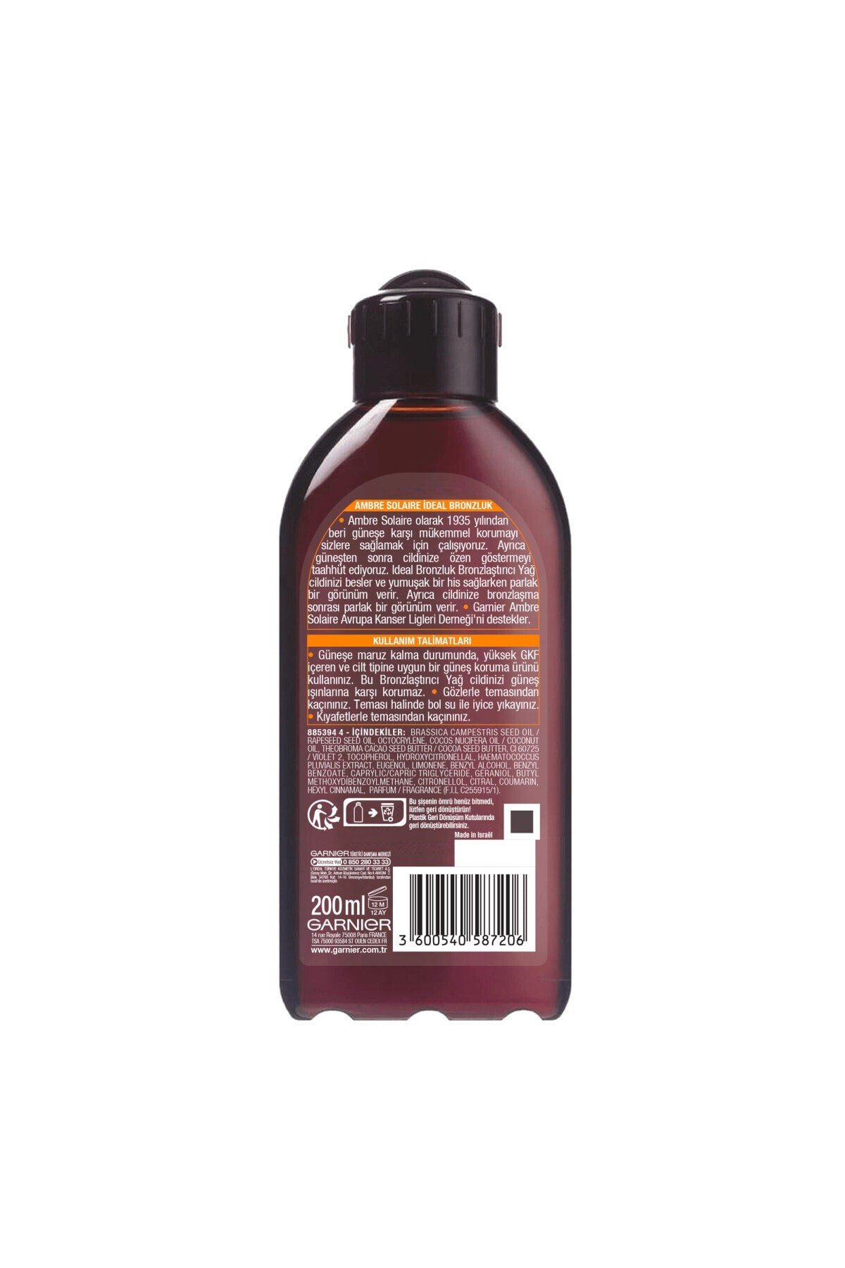 Ambre Solaire Yoğun Bronzlaştırıcı Yağ Gkf2 200ml