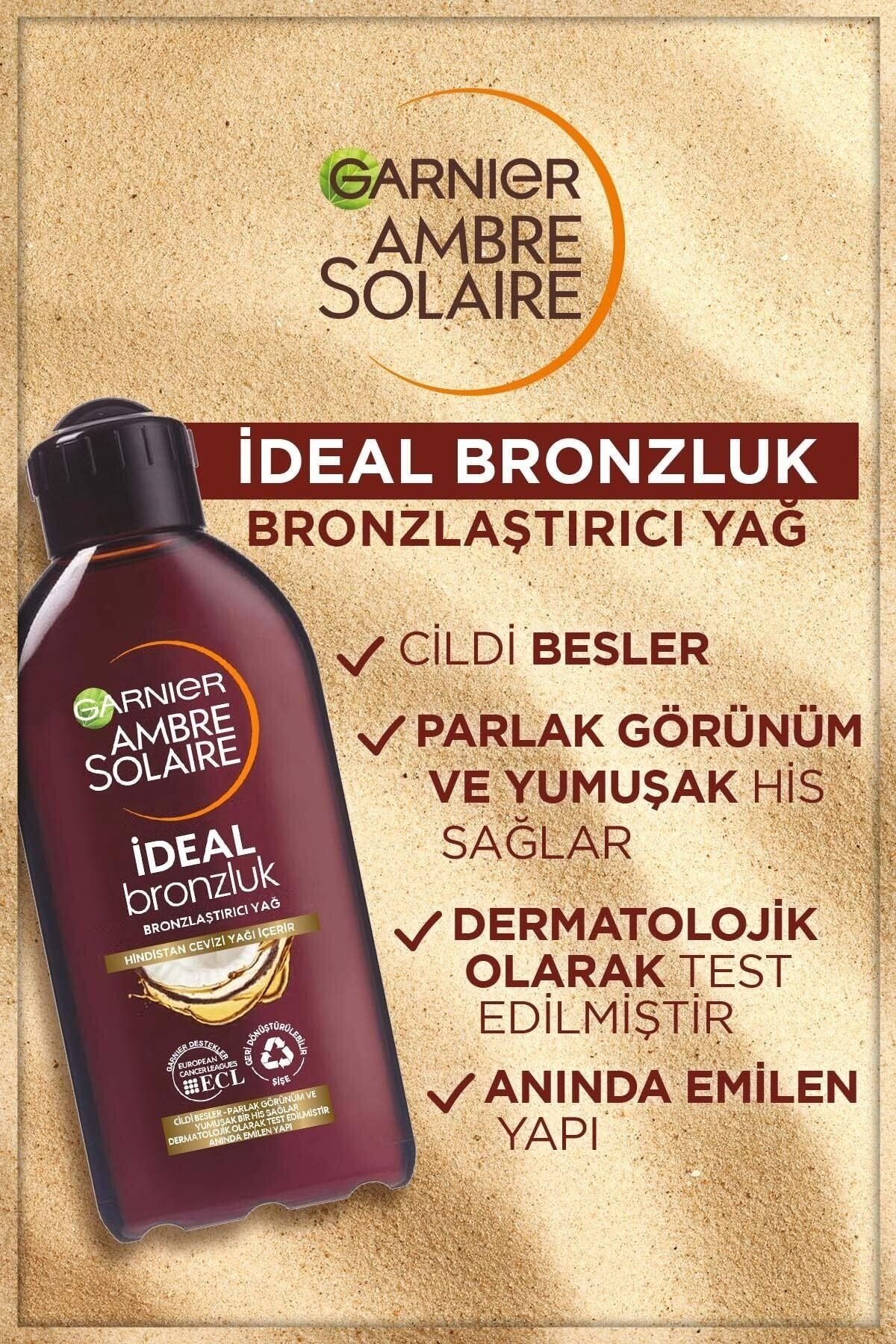 Garnier Ambre Solaire Yoğun Bronzlaştırıcı Güneş Yağı 200 ml