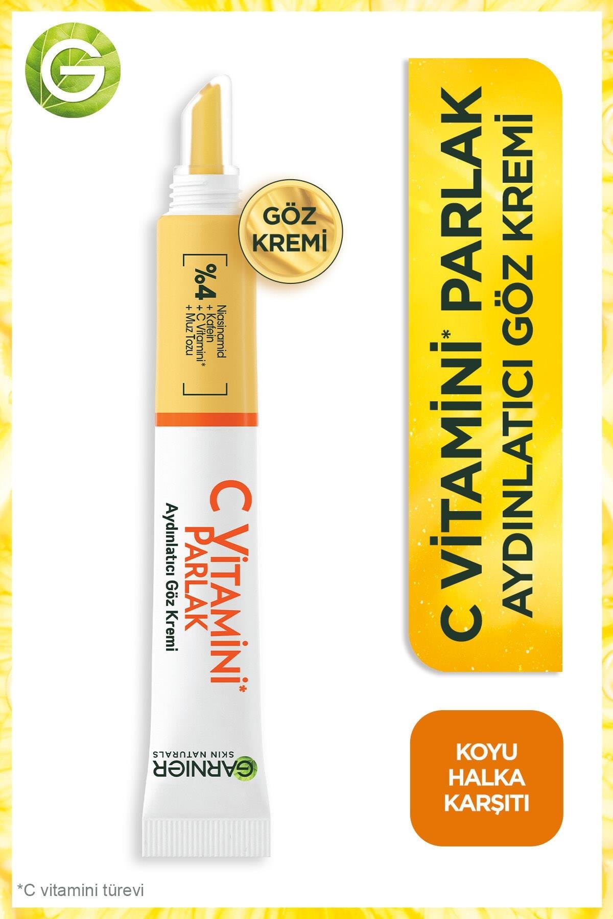 Garnier C Vitamini Parlak Aydınlatıcı Göz Kremi 15ml
