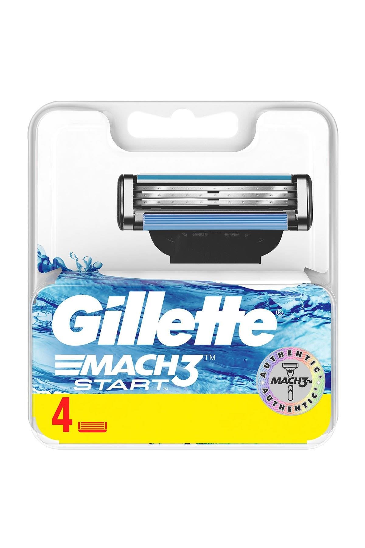 Gilette Mach 3 Start Tıraş Bıçağı 4'lü Yedek Başlık