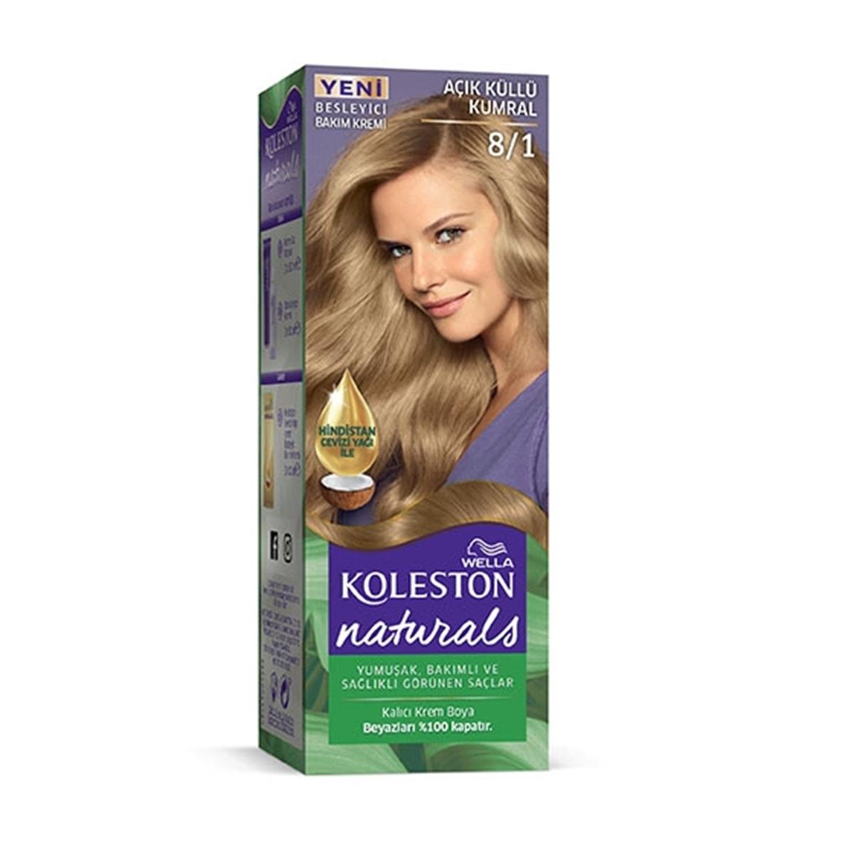 Koleston Colors Naturals 8-1 AÇIK KÜLLÜ KUMRAL