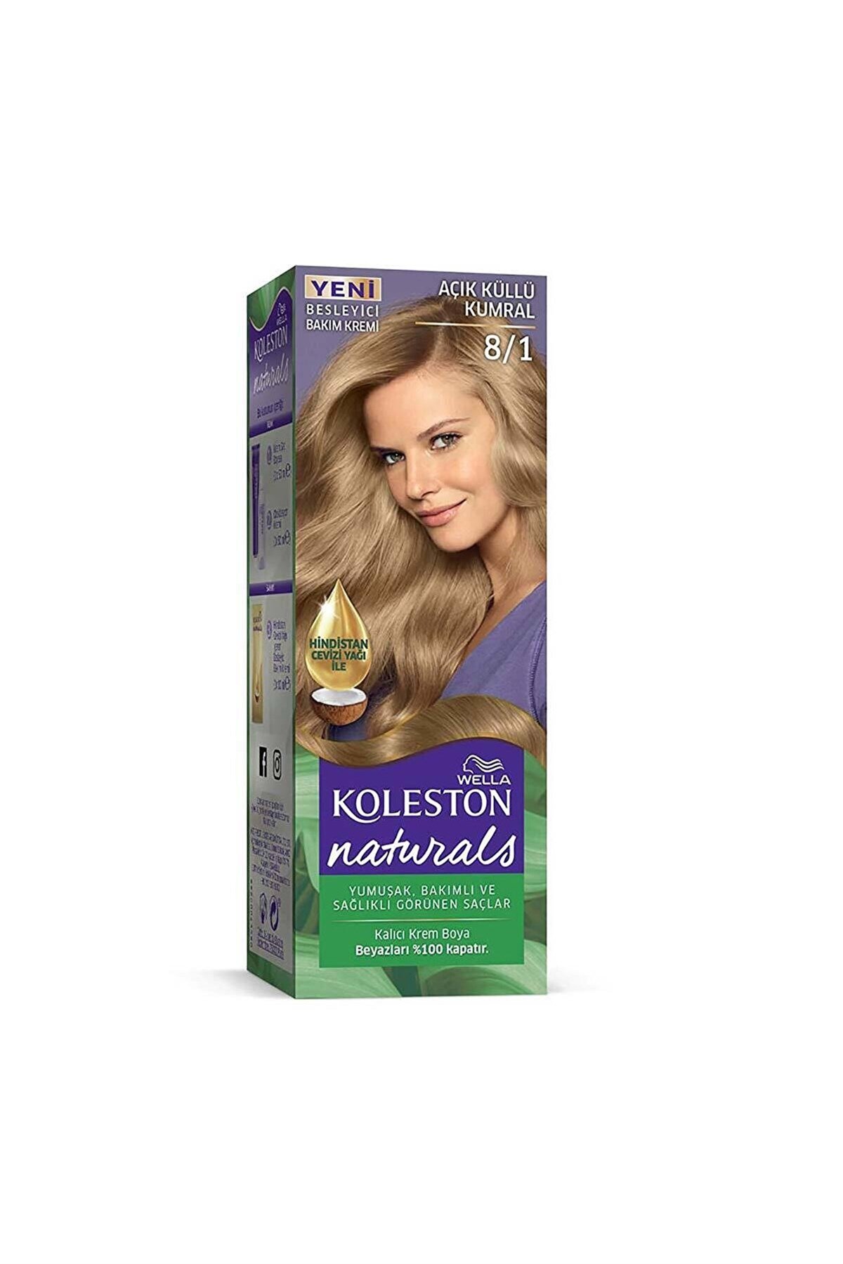 Koleston Naturals Acık Kullu Kumral 8/1