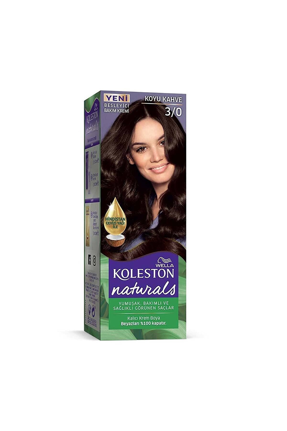 Koleston Naturals Koyu Kahve 3/0